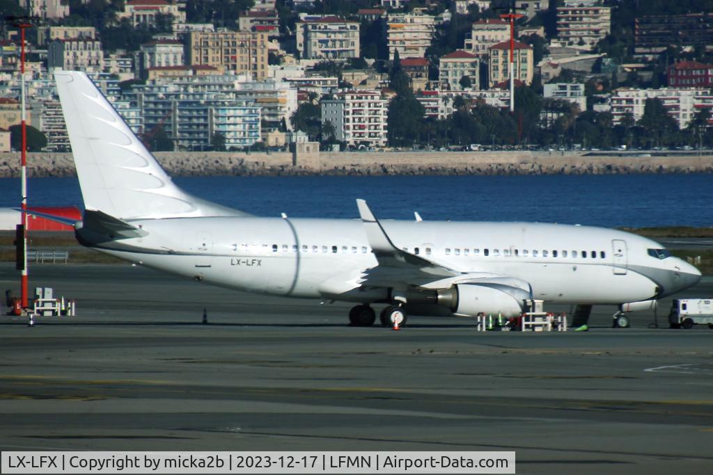 LX-LFX, 2005 Boeing 737-7GC BBJ C/N 34622, Parked
