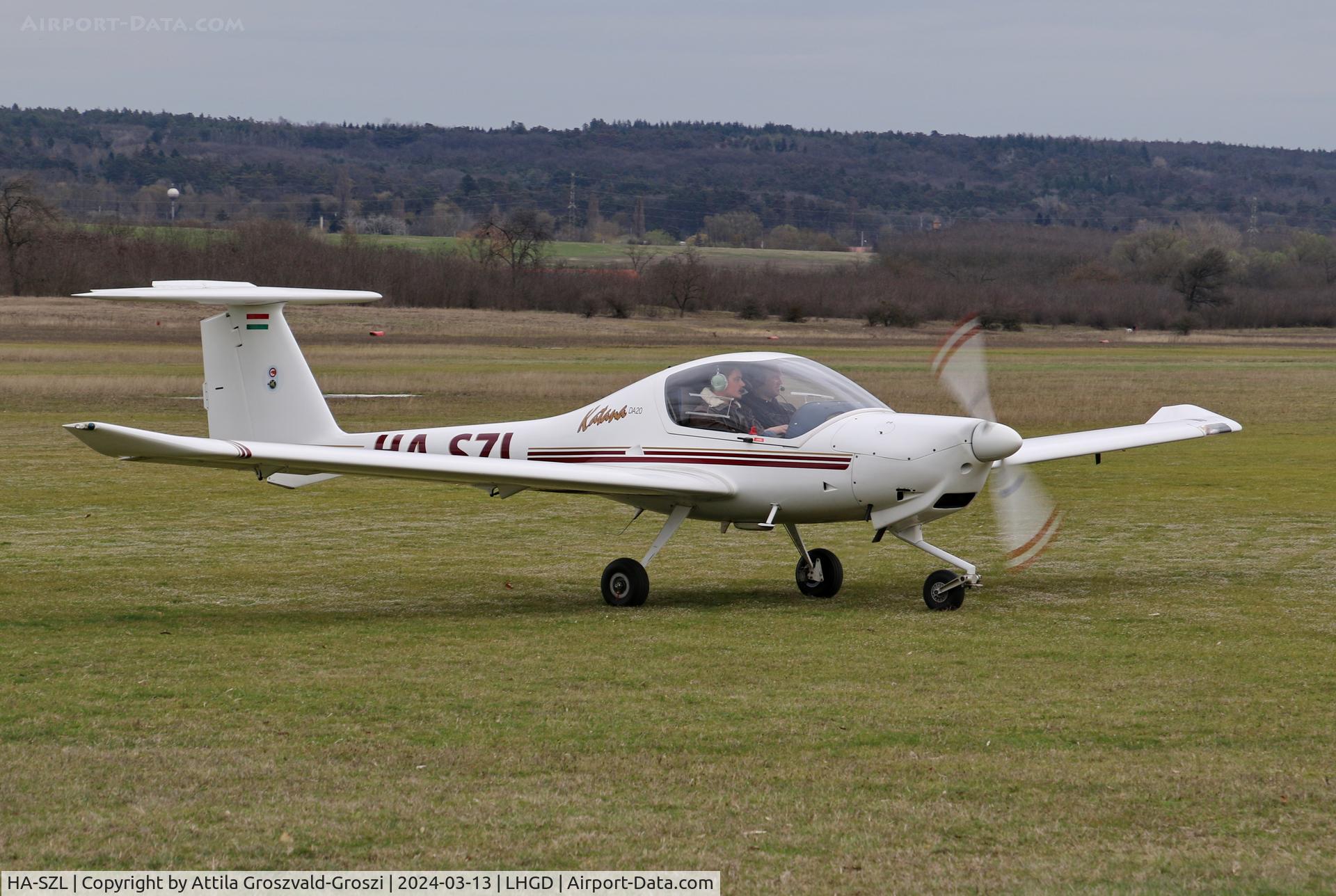 HA-SZL, 1995 Diamond DA-20A-1 Katana C/N 10068, LHGD - Gödöllö Airport, Hungary