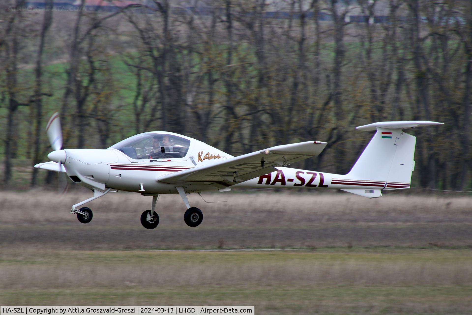 HA-SZL, 1995 Diamond DA-20A-1 Katana C/N 10068, LHGD - Gödöllö Airport, Hungary