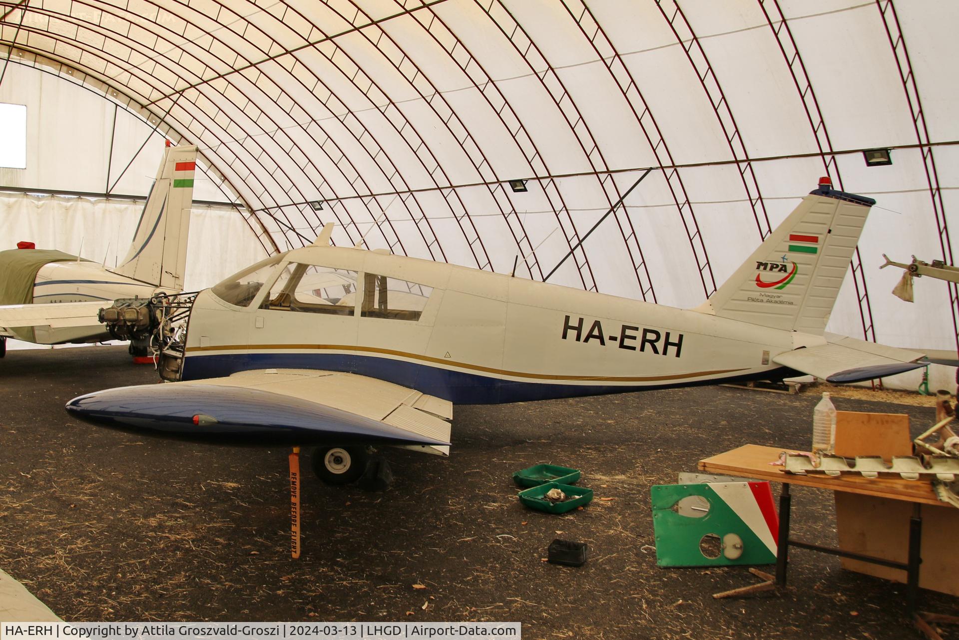 HA-ERH, 1968 Piper PA-28-140 Cherokee Cruiser C/N 28-24386, LHGD - Gödöllö Airport, Hungary