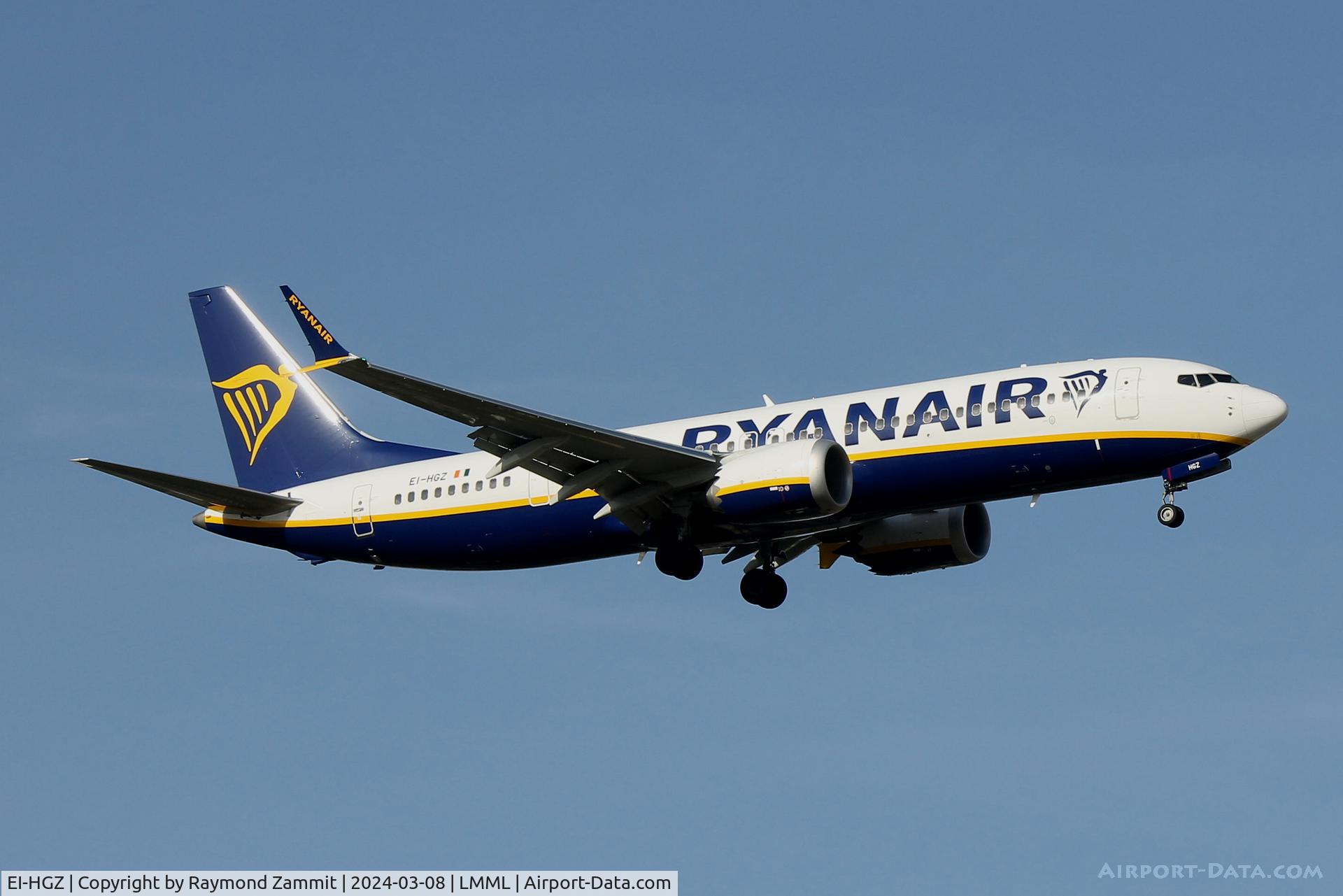 EI-HGZ, Boeing 737-8 MAX C/N 65888, B737-8 MAX EI-HGZ Ryanair