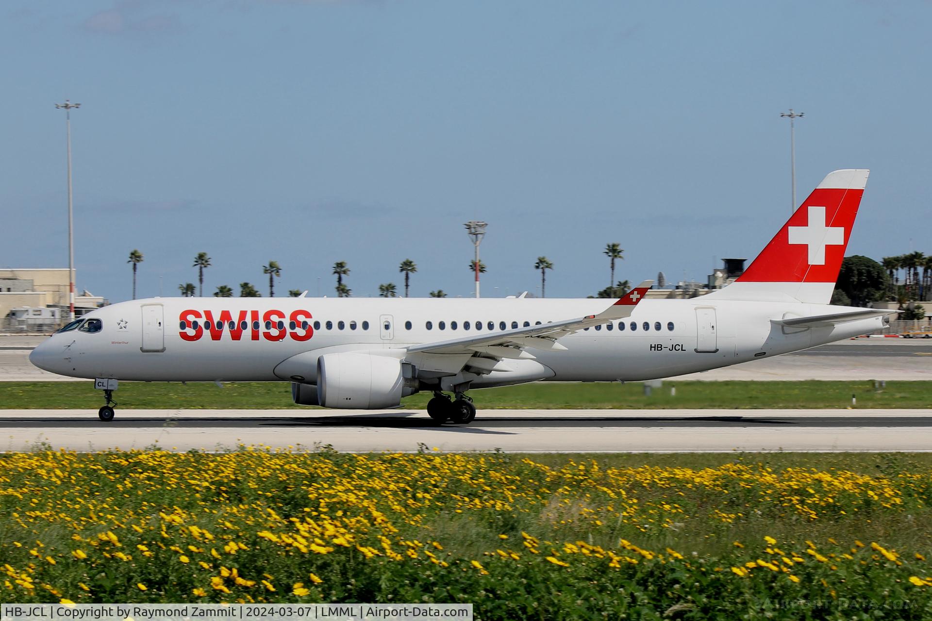 HB-JCL, 2018 Bombardier CS300 (BD-500-1A11) C/N 55029, Bombardier CS300 HB-JCL Swiss