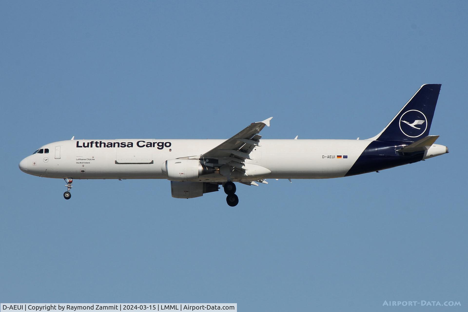 D-AEUI, 2012 Airbus A321-211 C/N 5126, A321 D-AEUI Lufthansa Cargo