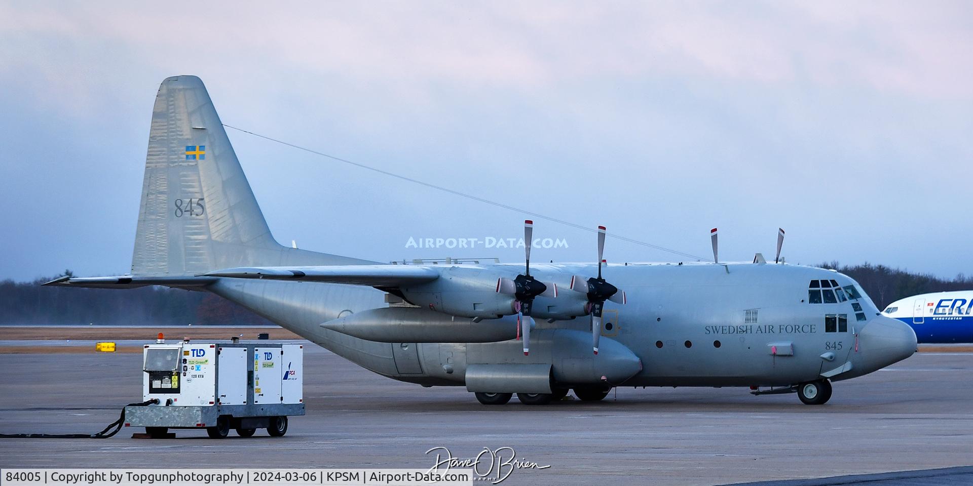 84005, Lockheed C-130H Hercules C/N 382-4884, Swedish Air Force