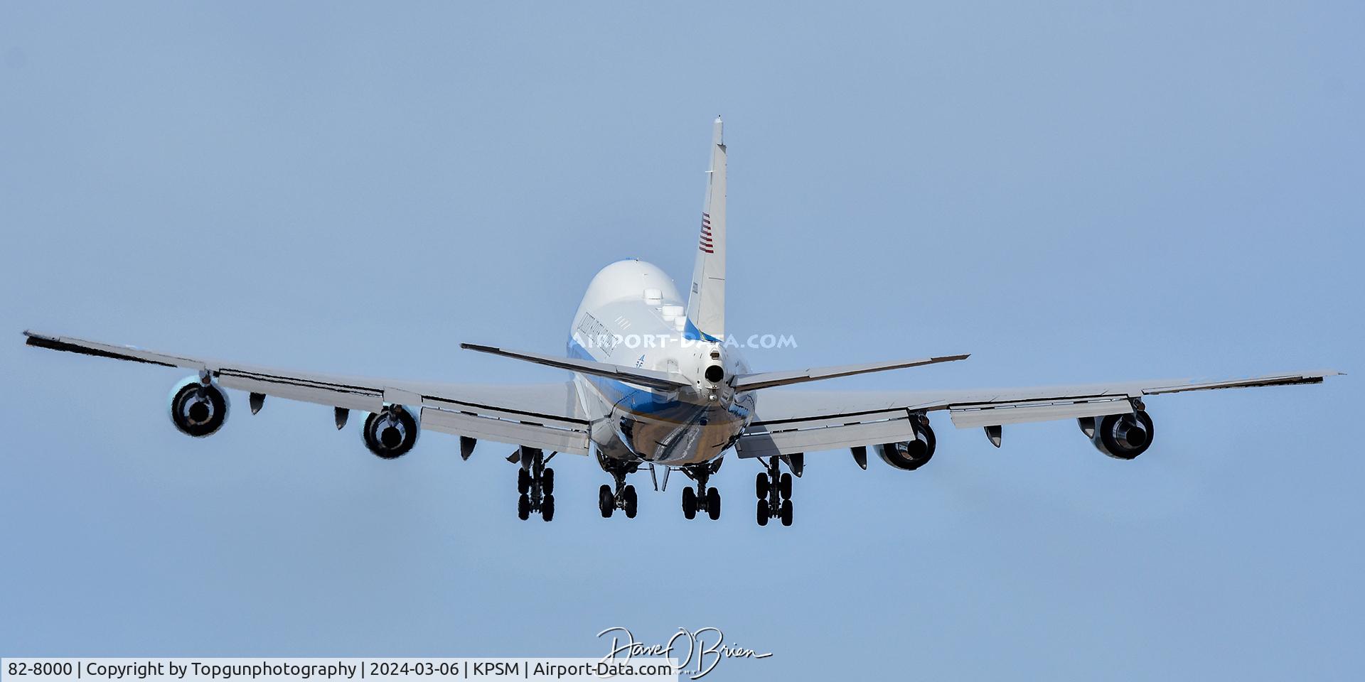 82-8000, 1987 Boeing VC-25A (747-2G4B) C/N 23824, VENUS01 heading back to Andrews AFB