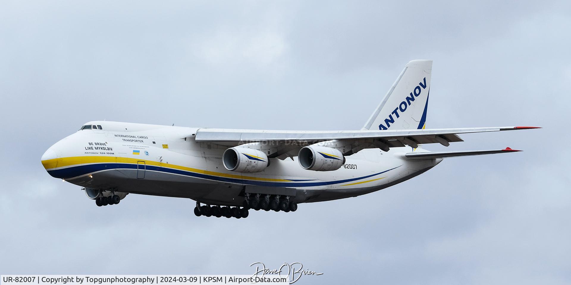 UR-82007, 1988 Antonov An-124-100 Ruslan C/N 19530501005, ADB3685 stopping in to clear customs and take fuel