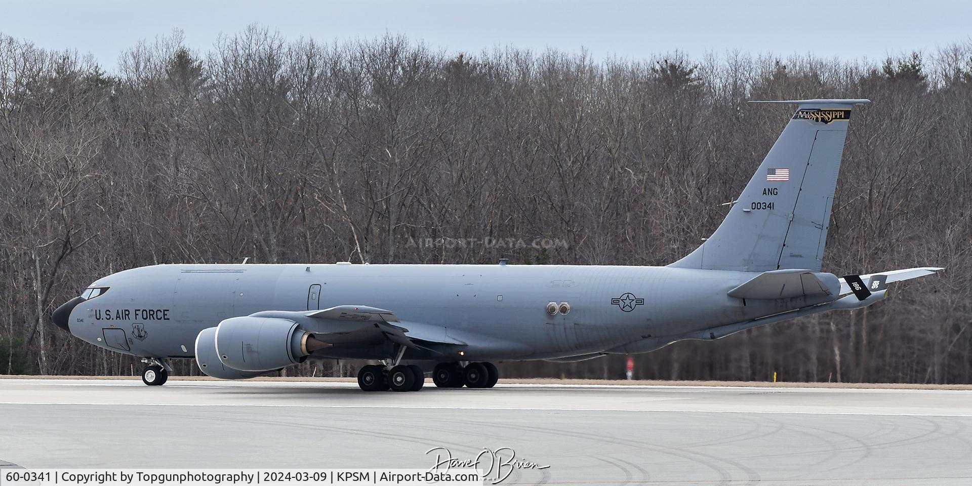 60-0341, 1960 Boeing KC-135R Stratotanker C/N 18116, BLUE22 heading home to Meridan MS