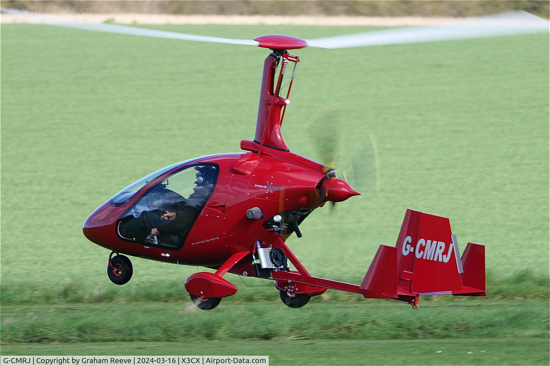 G-CMRJ, 2023 Magni M24C Plus C/N 24-23-4626, Departing from Northrepps.