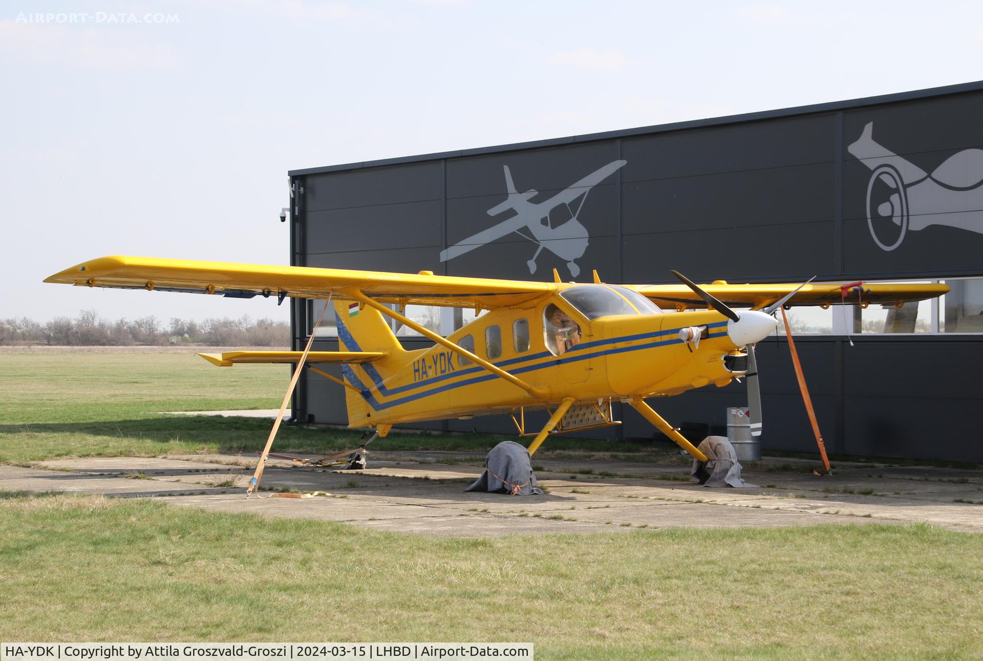 HA-YDK, Technoavia SMG-92 Turbo Finist C/N 01-002, LHBD - Börgönd Airport, Hungary