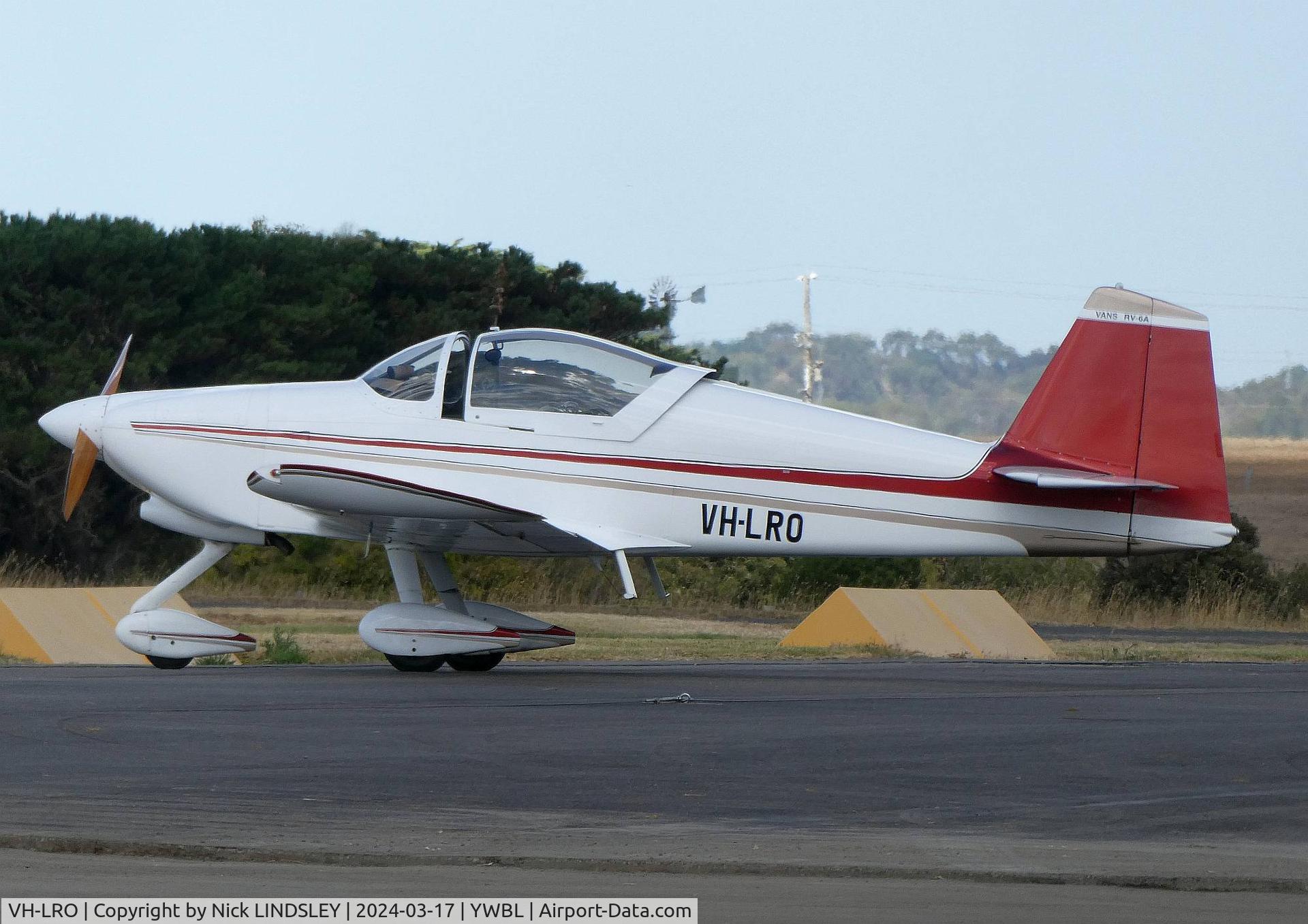 VH-LRO, 2001 Vans RV-6A C/N Q209, Warrnabool airport Victoria Australia