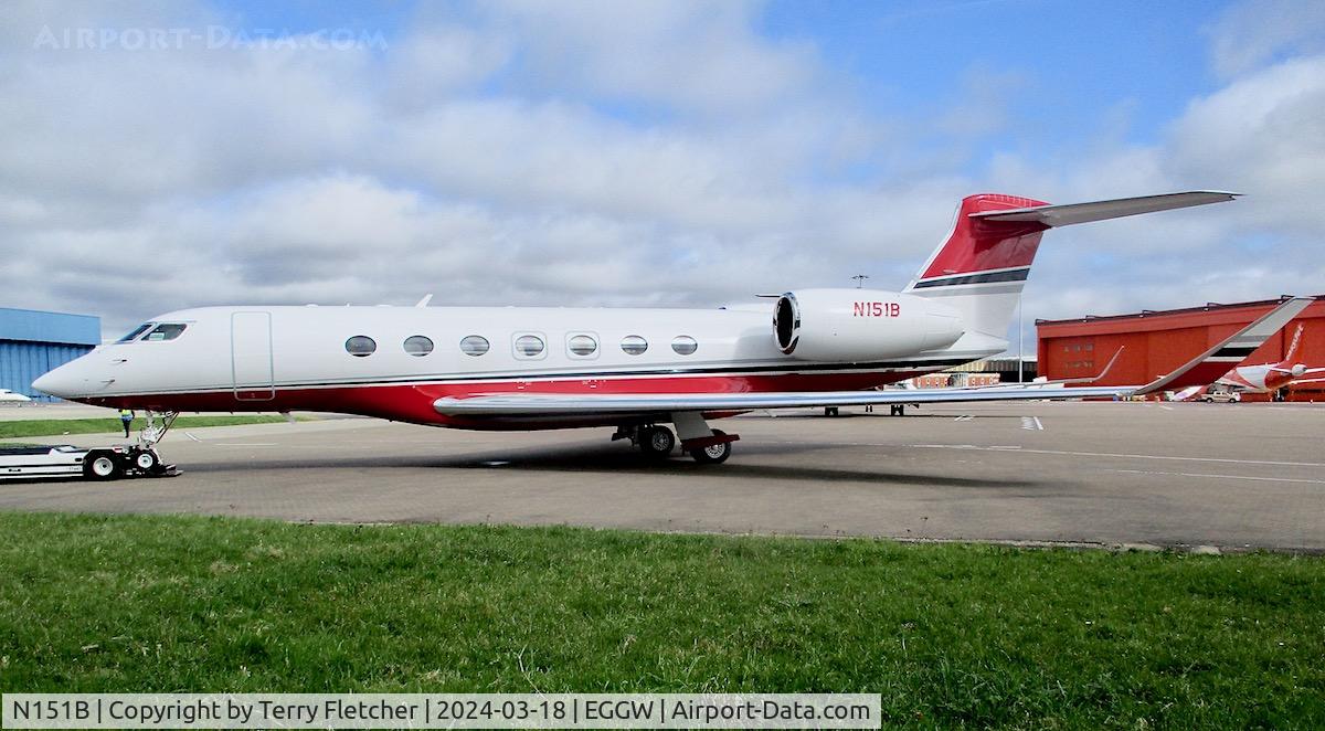 N151B, 2020 Gulfstream Aerospace G600 C/N 73026, At Luton Airport
