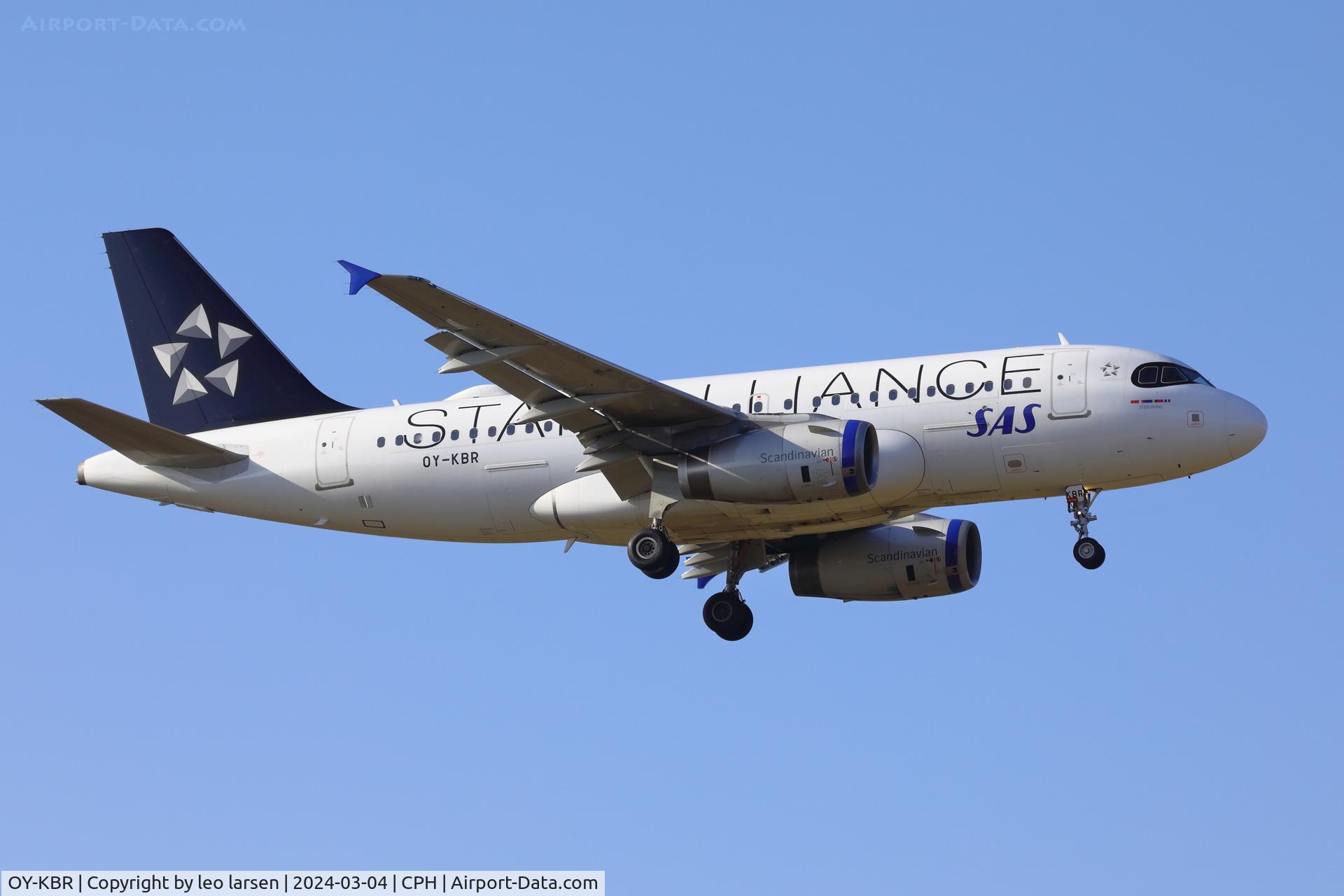 OY-KBR, 2007 Airbus A319-132 C/N 3231, Copenhagen 4.3.2024