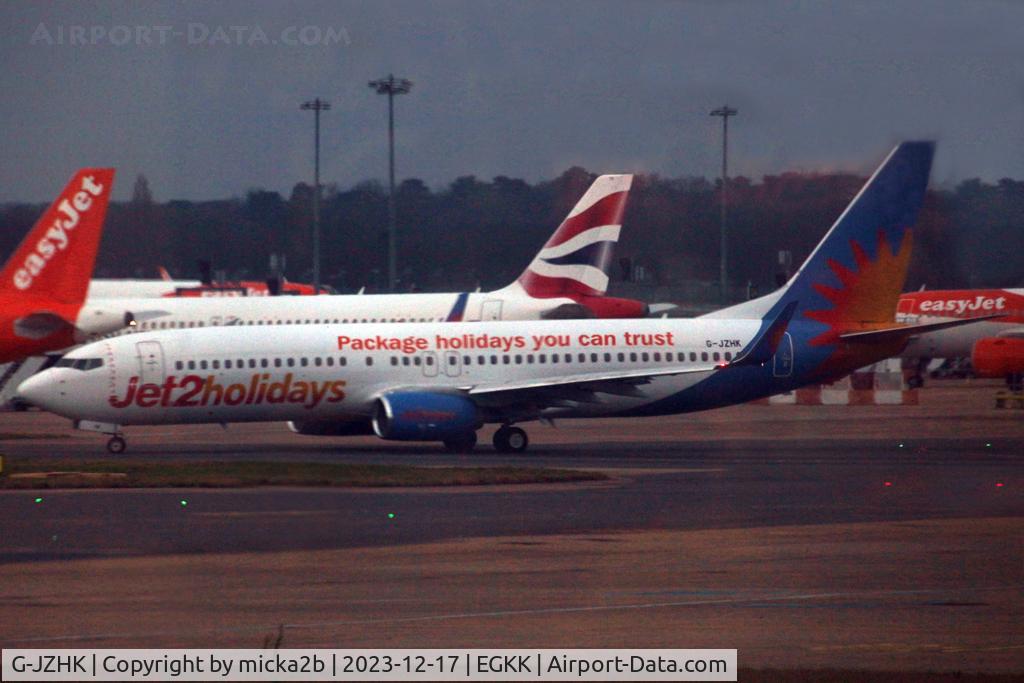 G-JZHK, 2016 Boeing 737-800 C/N 63145, Taxiing