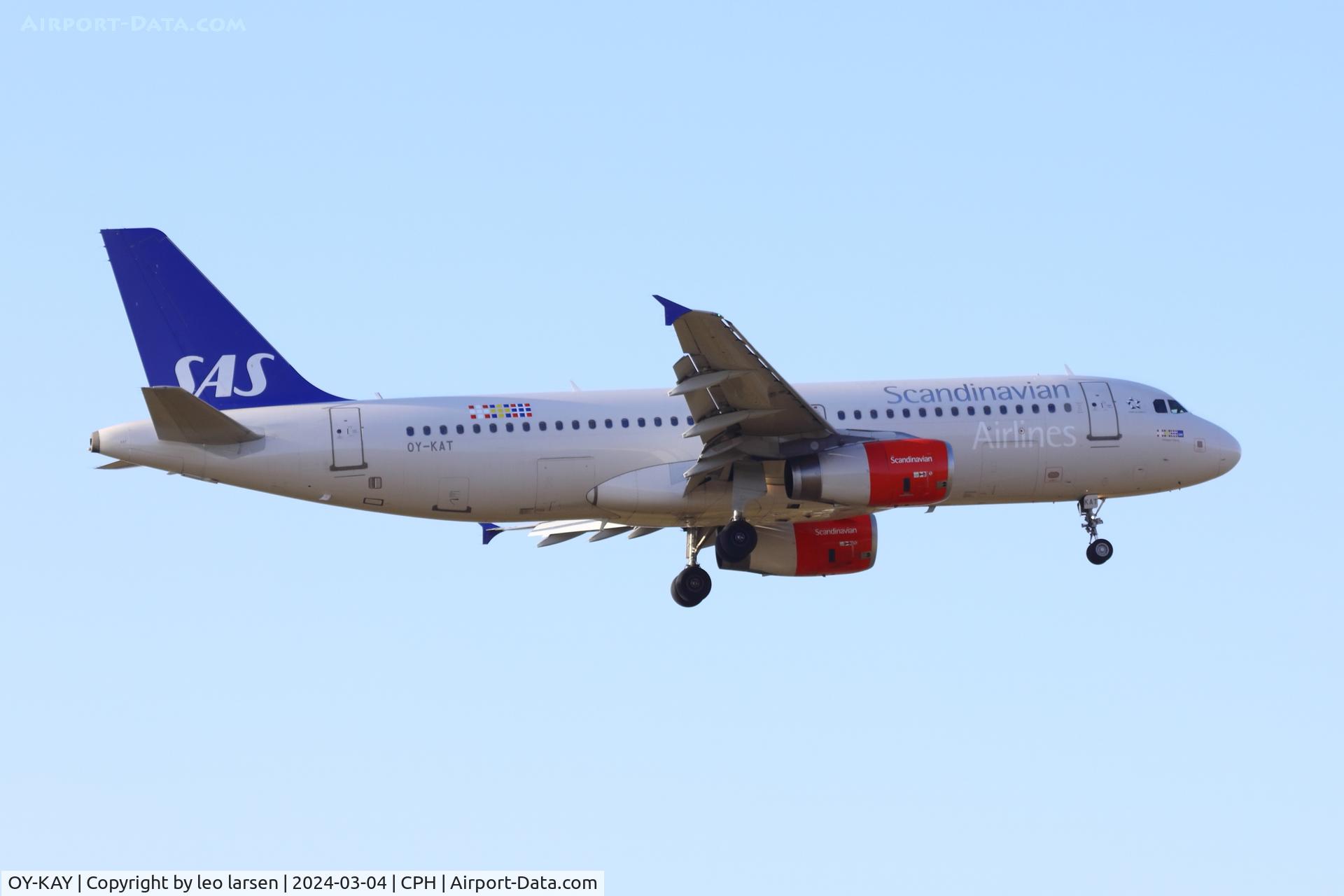 OY-KAY, 2006 Airbus A320-232 C/N 2856, Copenhagen 4.3.2024