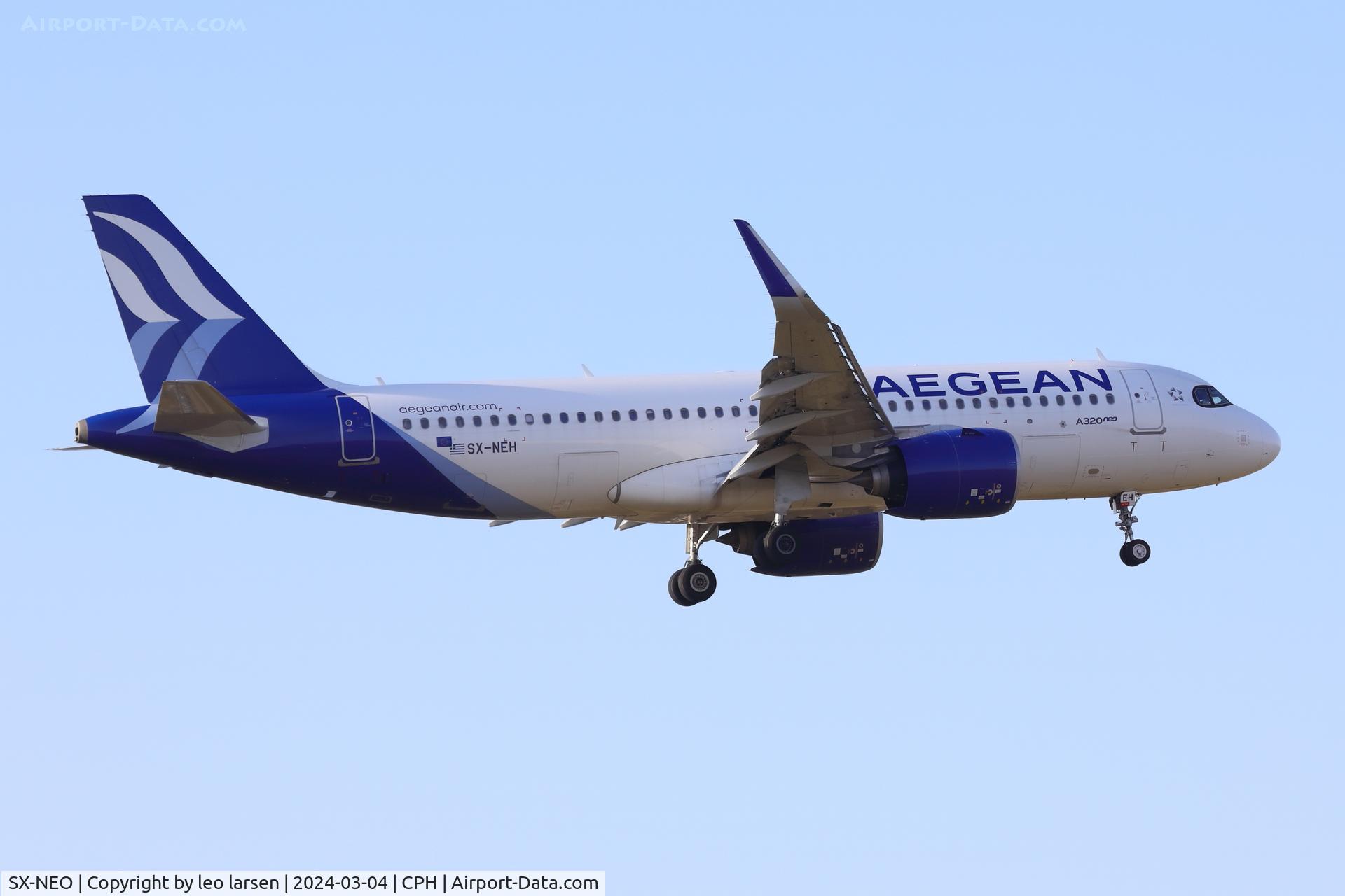 SX-NEO, 2019 Airbus A320-271N C/N 9400, Copenhagen 4.3.2024