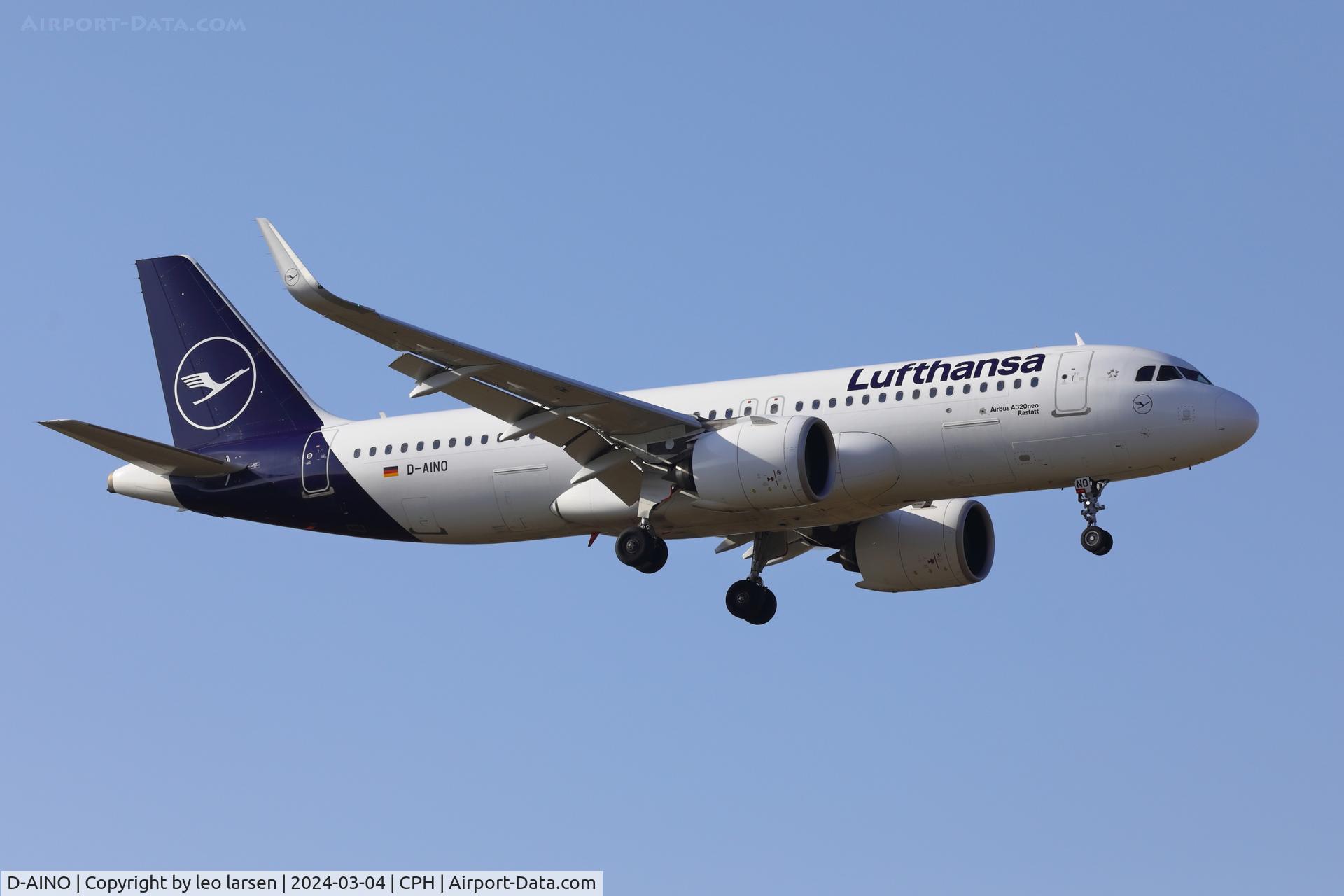 D-AINO, 2018 Airbus A320-271N C/N 8559, Copenhagen 4.3.2024