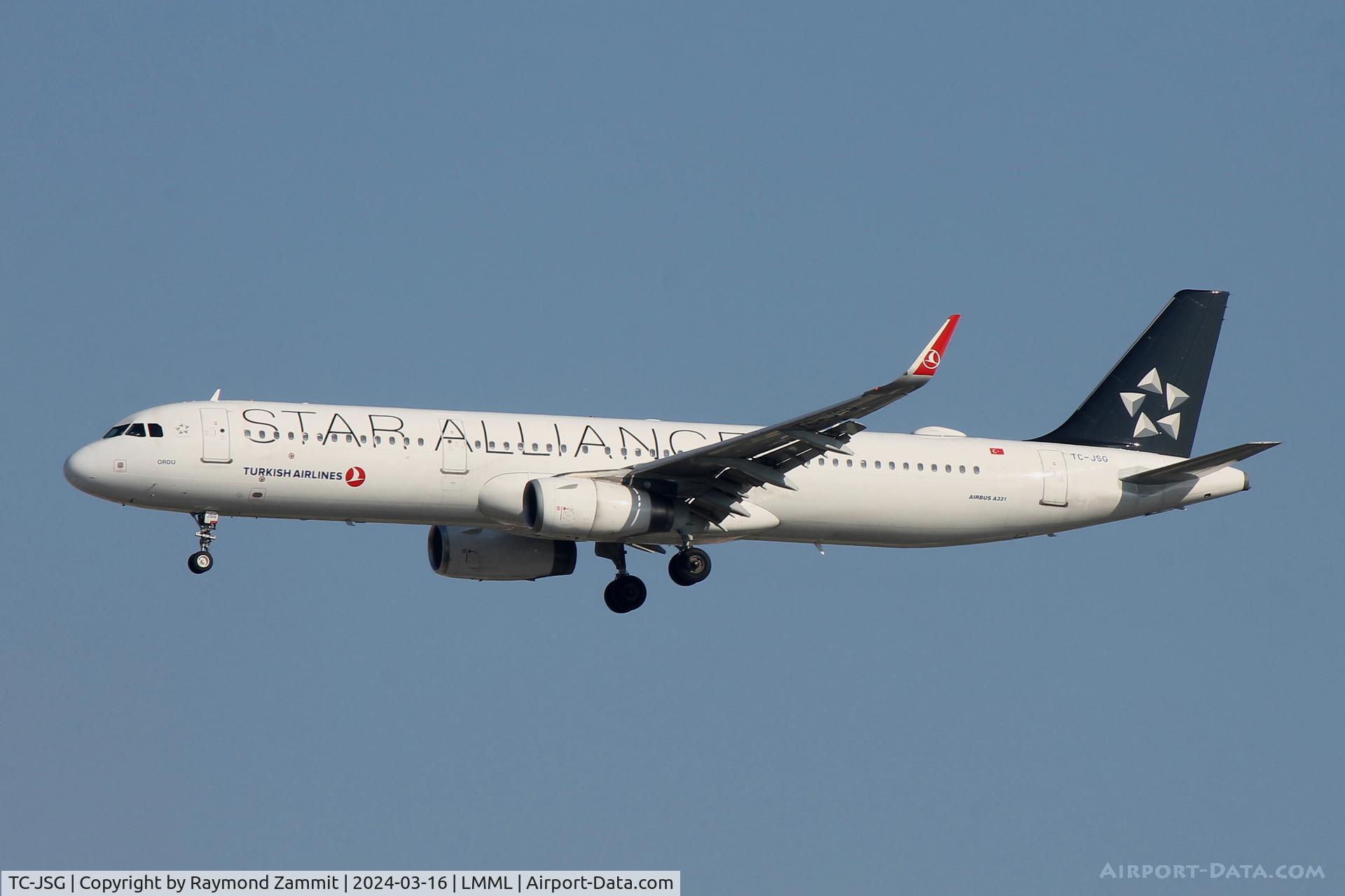 TC-JSG, 2013 Airbus A321-231 C/N 5490, A321 TC-JSG Star Alliance Turkish Airlines