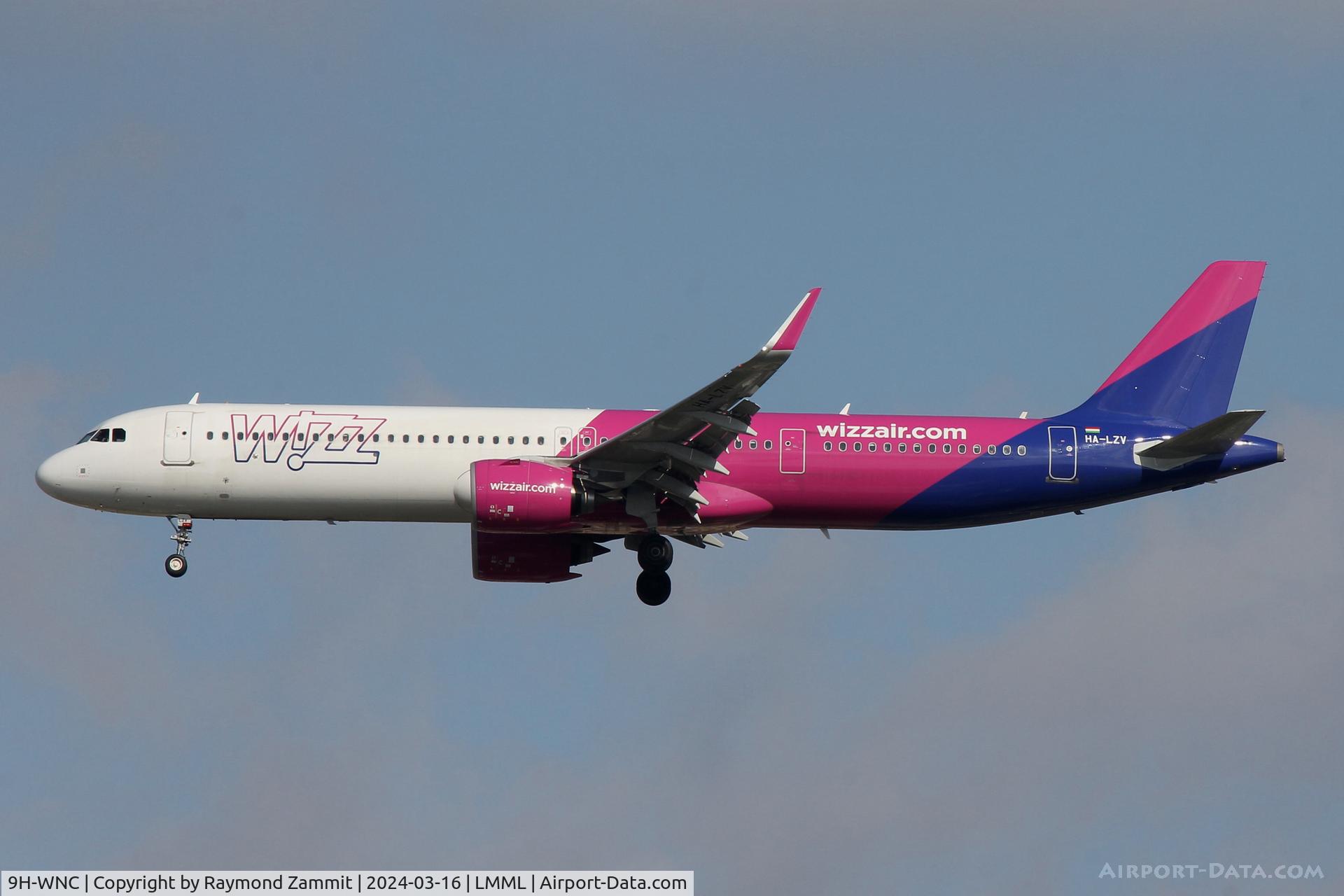 9H-WNC, Airbus 321-271NX C/N 11738, A321Neo 9H-WNC Wizzair Malta