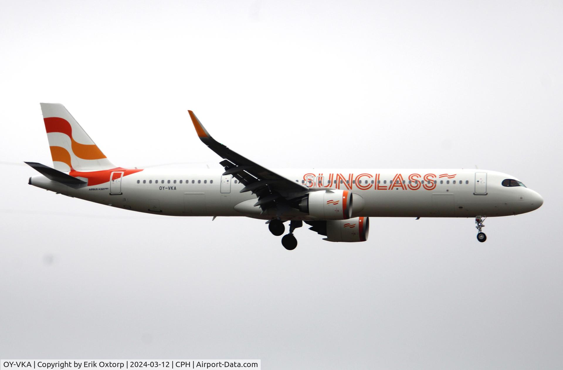 OY-VKA, 2023 Airbus A321-251NX C/N 11690, OY-VKA landing rw 04L