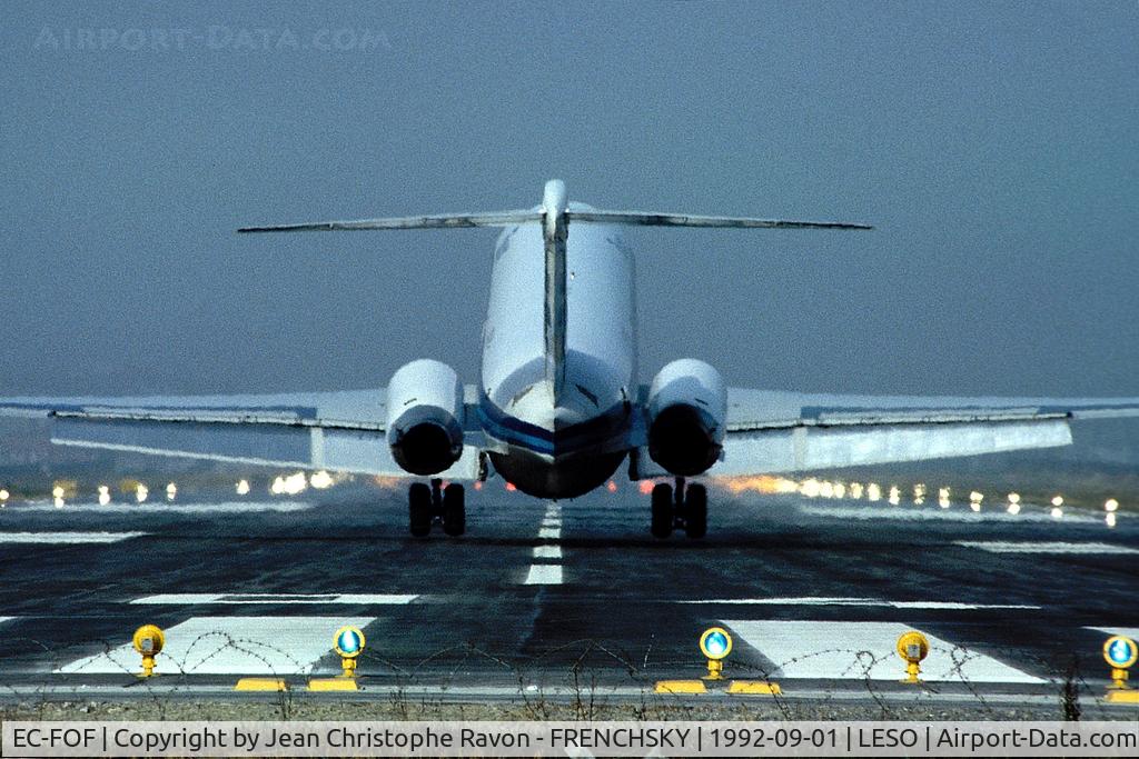 EC-FOF, 1992 McDonnell Douglas MD-88 C/N 53307, Aviaco