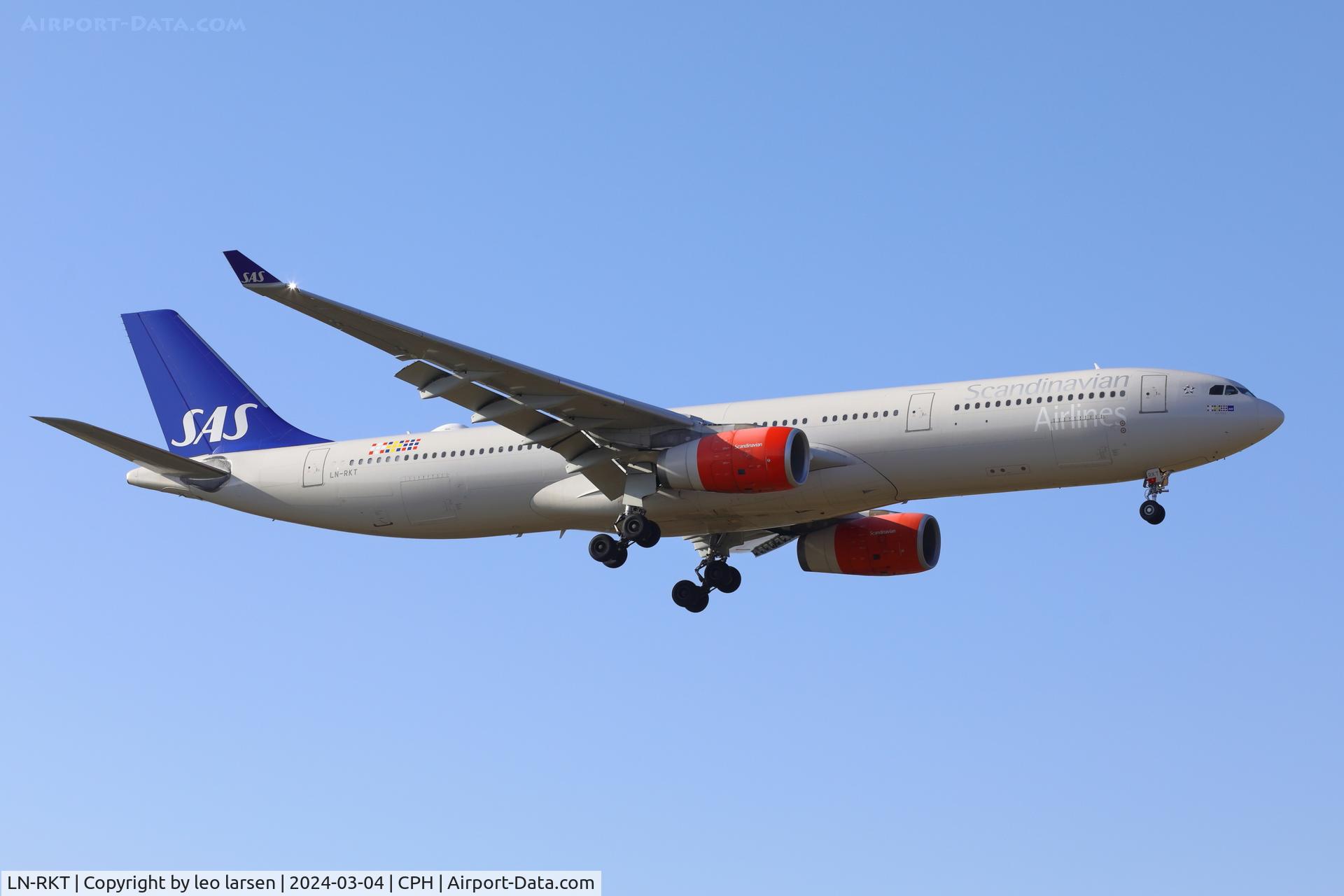 LN-RKT, 2016 Airbus A330-343E C/N 1697, Copenhagen 4.3.2024