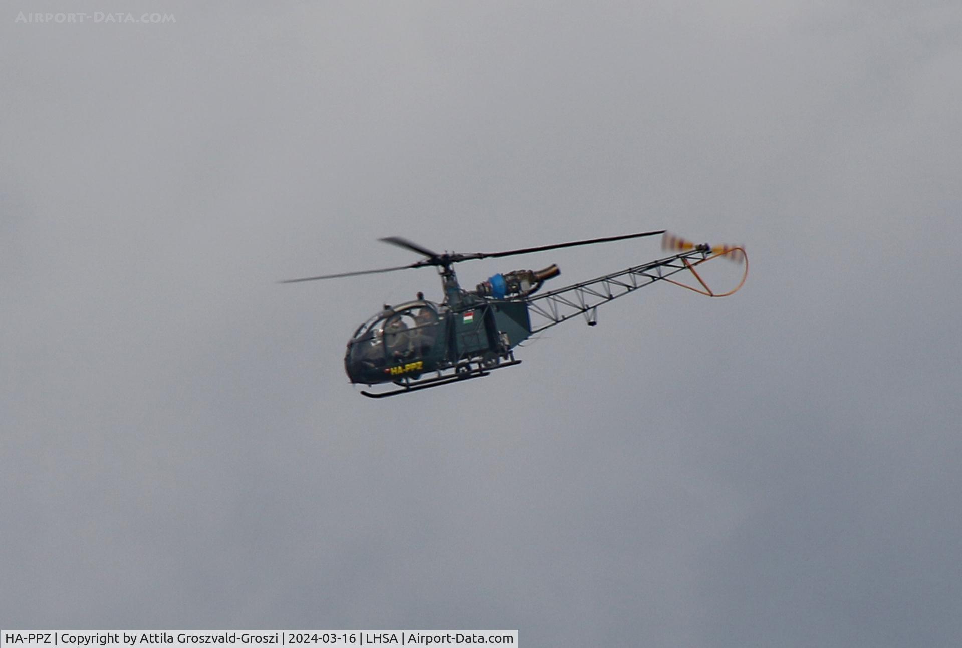 HA-PPZ, 1968 Sud Aviation SA-318C Alouette II Astazou C/N 2032-C656, LHSA - in the airspace of Szentkirályszabadja airport, Hungary