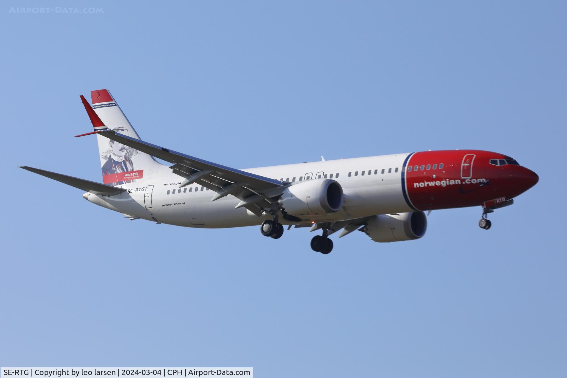SE-RTG, 2023 Boeing 737-8 MAX C/N 62897, Copenhagen 4.3.2024
