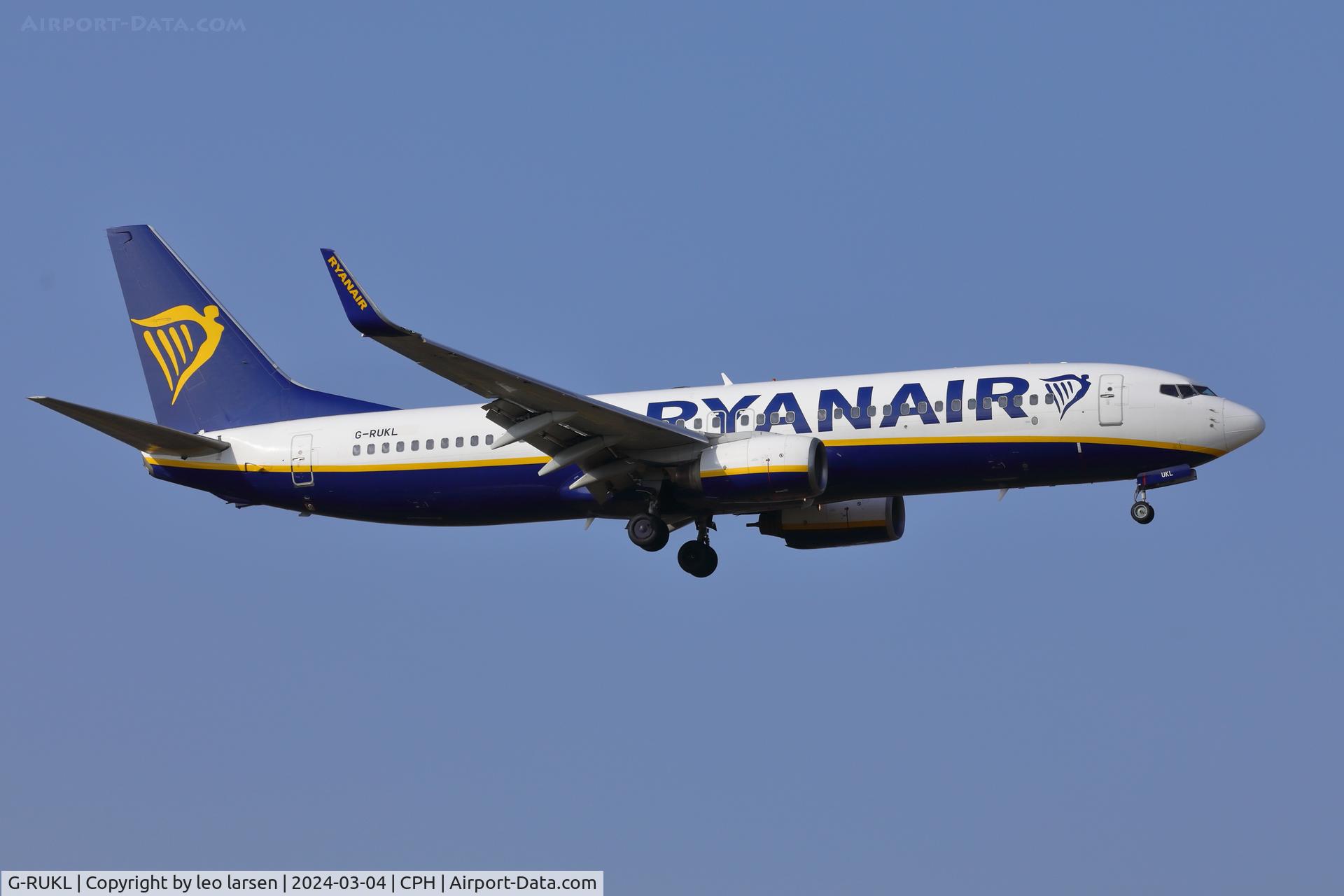 G-RUKL, 2005 Boeing 737-8AS C/N 33572, Copenhageb 4.3.2024.EX EI-DHB