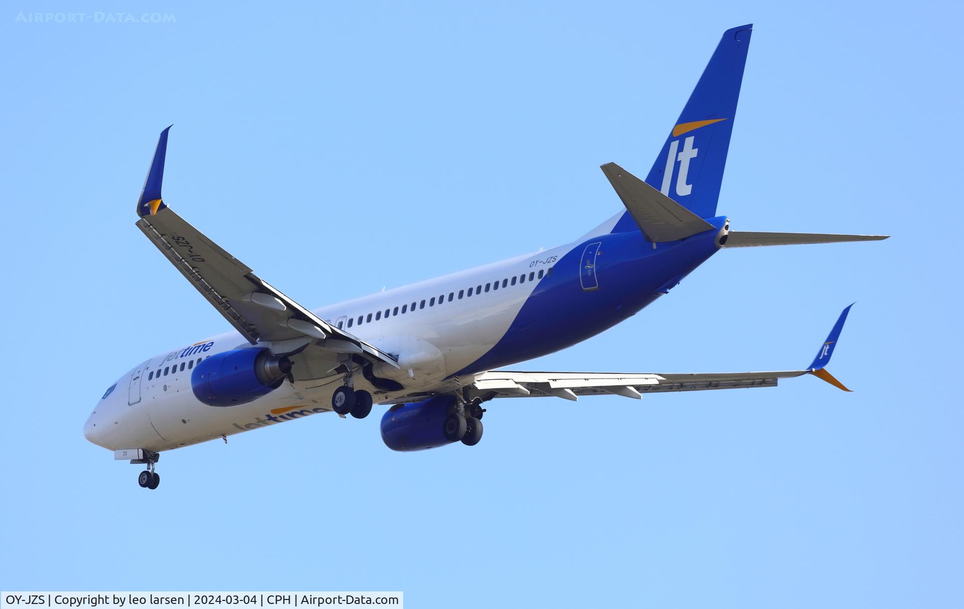 OY-JZS, 2007 Boeing 737-8K5 C/N 35100, Copenhagen 4.3.2024