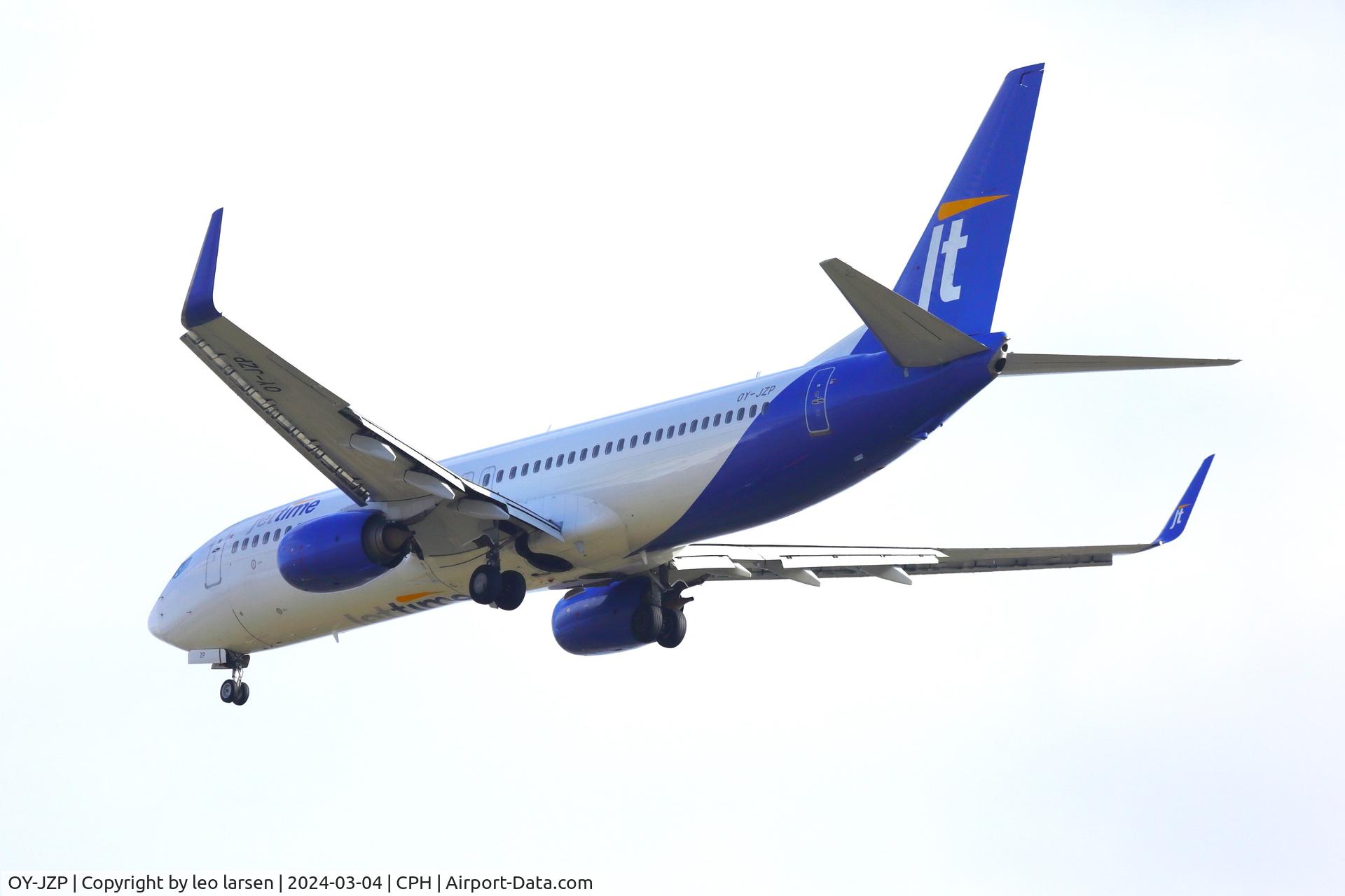 OY-JZP, 2011 Boeing 737-8U3 C/N 38071, Copenhagen 4.3.2024