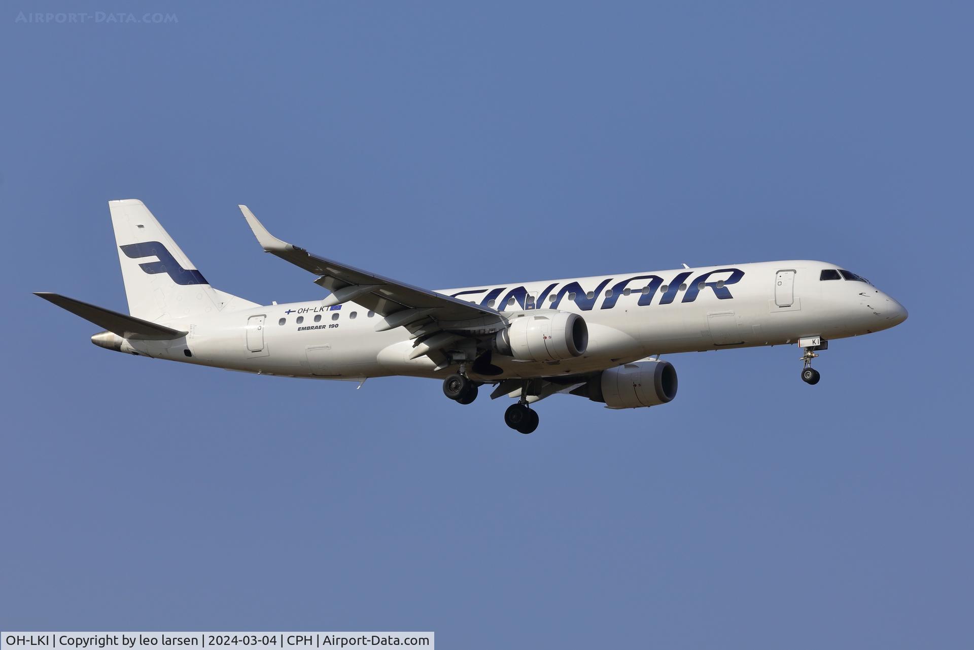 OH-LKI, 2007 Embraer 190AR (ERJ-190-100IGW) C/N 19000117, Copenhagen 4.3.2024