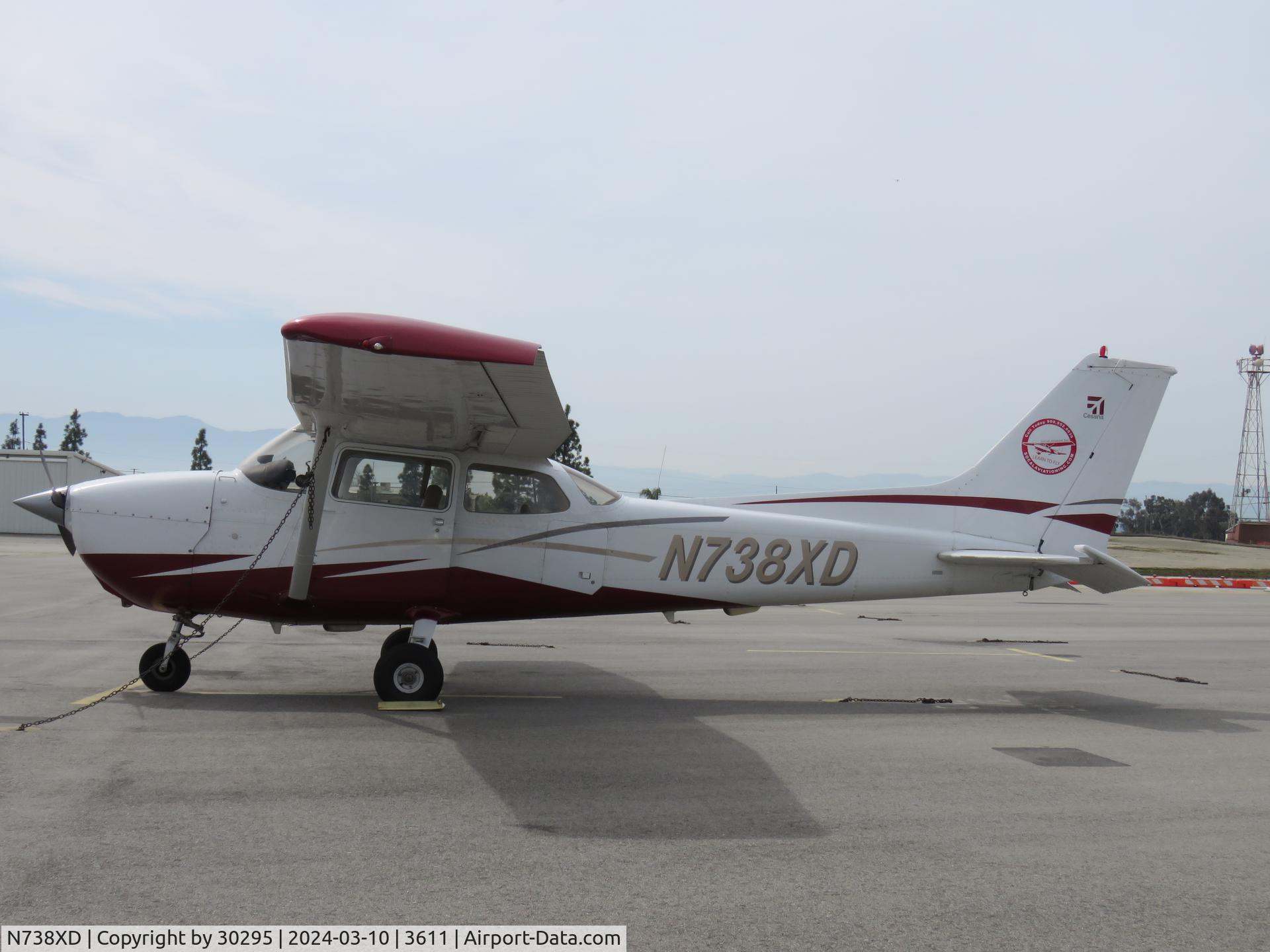 N738XD, 1978 Cessna 172N C/N 17270310, Parked