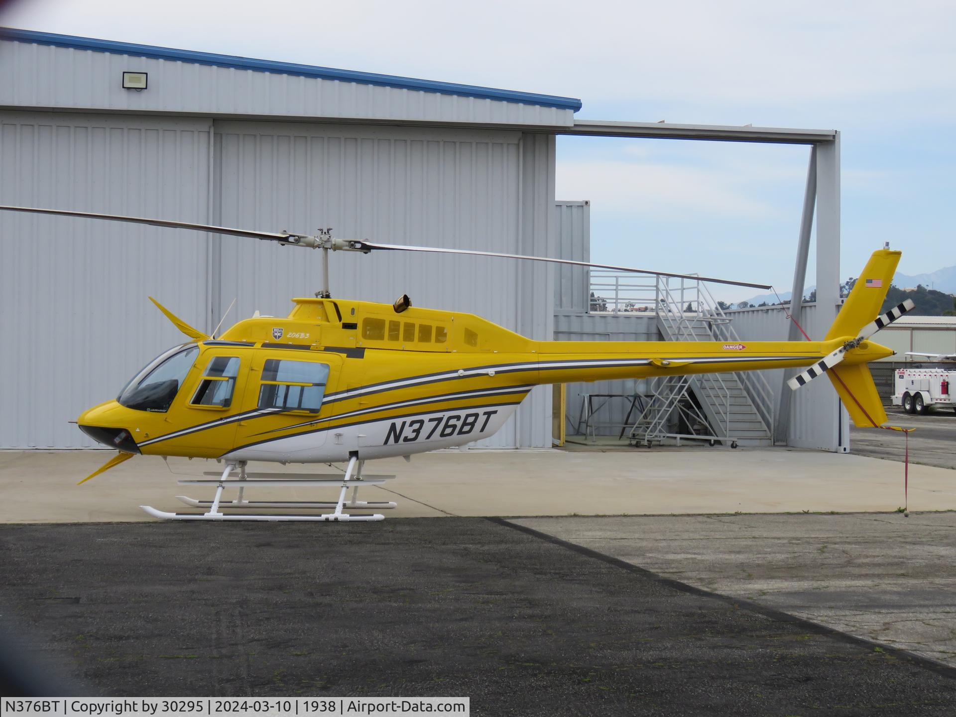 N376BT, 1979 Bell 206B JetRanger III C/N 2767, Newly registered