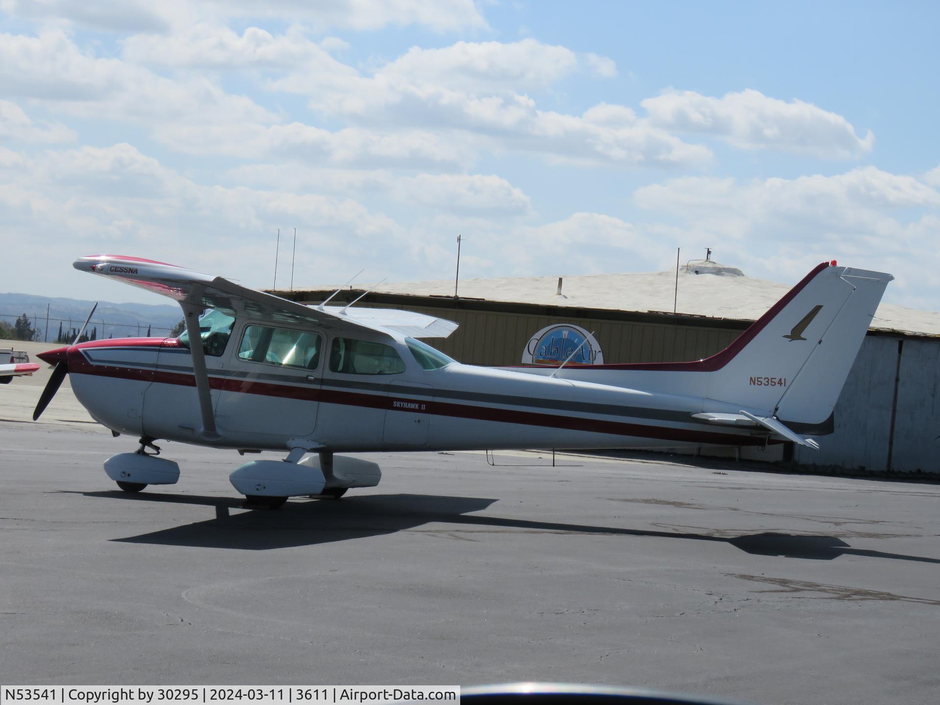 N53541, 1981 Cessna 172P C/N 17274777, Parked