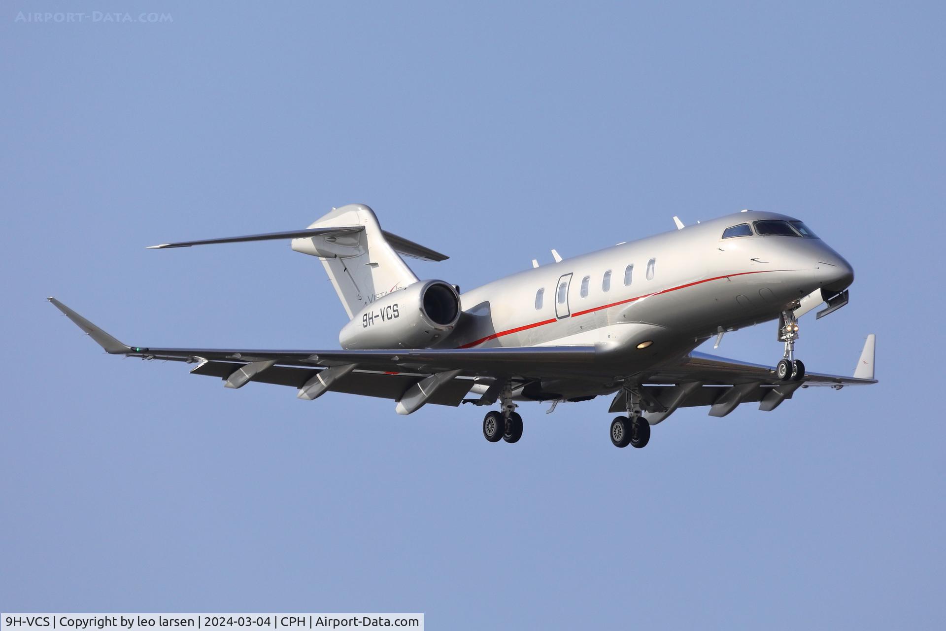 9H-VCS, 2022 Bombardier Challenger 350 (BD-100-1A10) C/N 20923, Copenhagen 4.3.2024