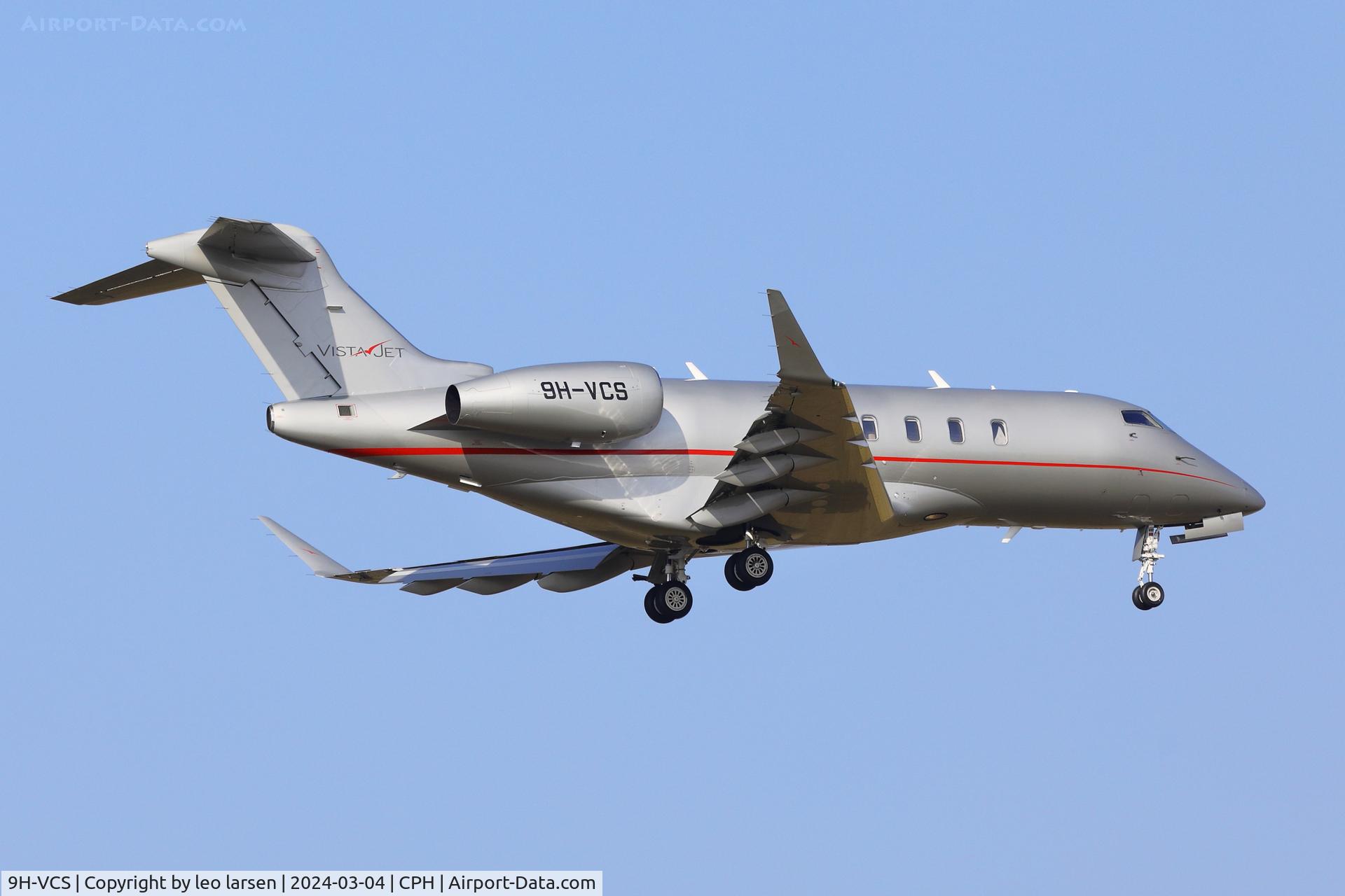 9H-VCS, 2022 Bombardier Challenger 350 (BD-100-1A10) C/N 20923, Copenhagen 4.3.2024