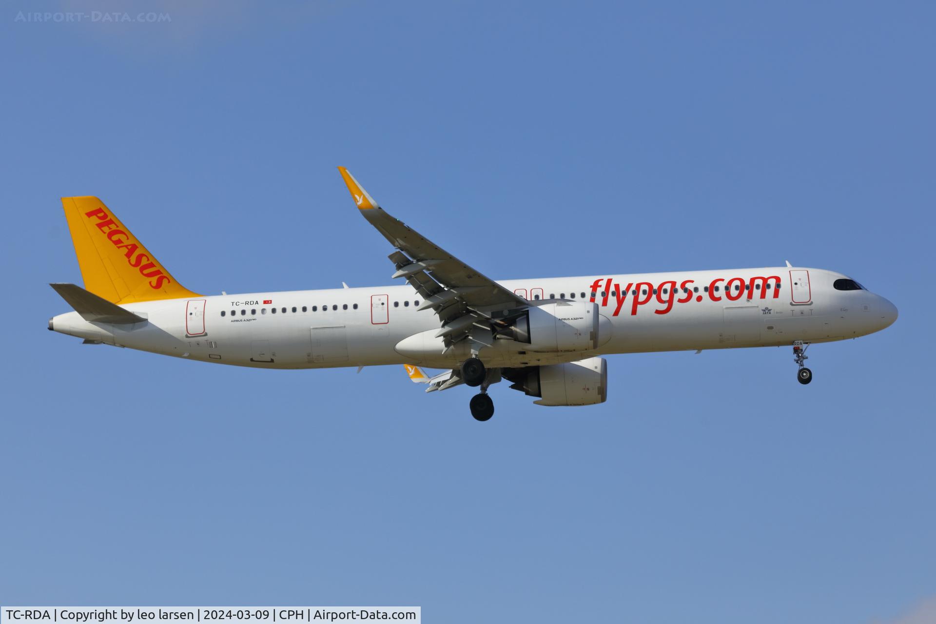 TC-RDA, 2022 Airbus A321-251NX C/N 10987, Copenhagen 9.3.2024