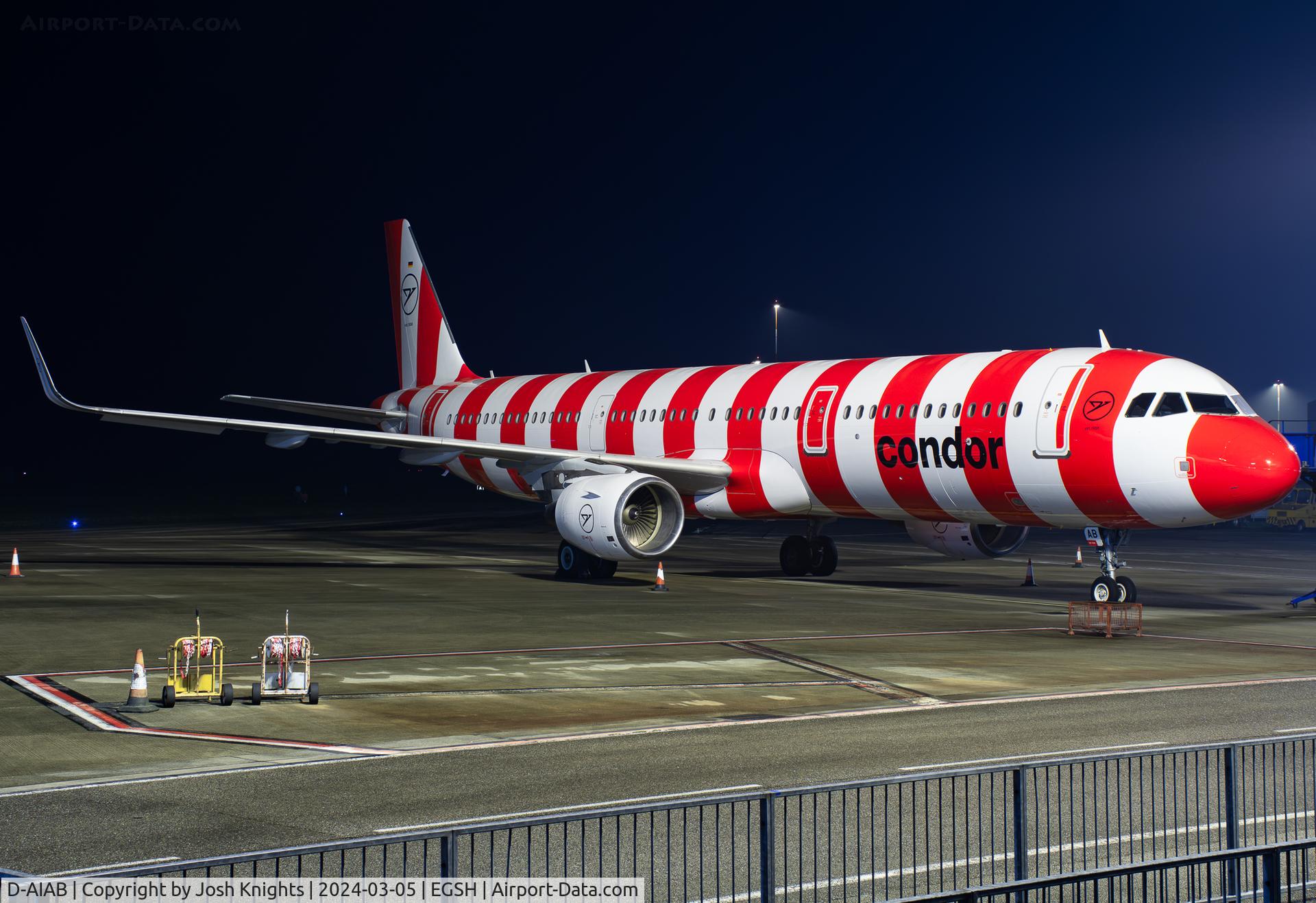 D-AIAB, 2013 Airbus A321-211 C/N 5603, On Stand After Respray.