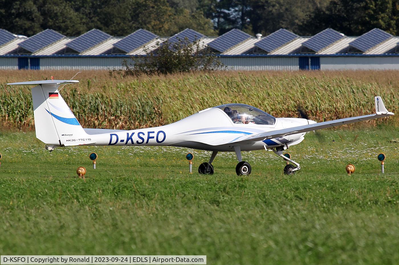 D-KSFO, Diamond HK-36 Super Dimona C/N 57586, at edls