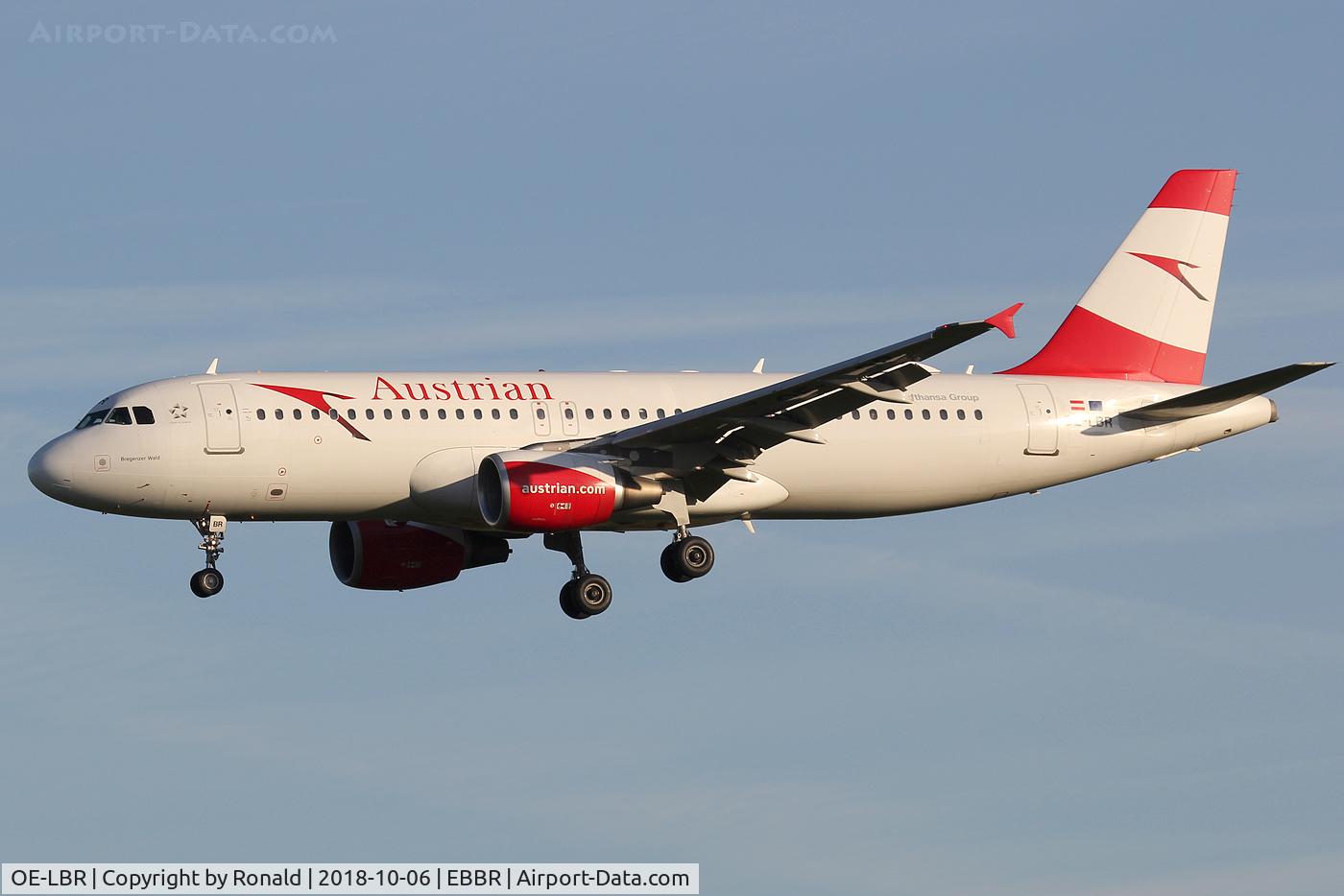 OE-LBR, 2000 Airbus A320-214 C/N 1150, at ebbr