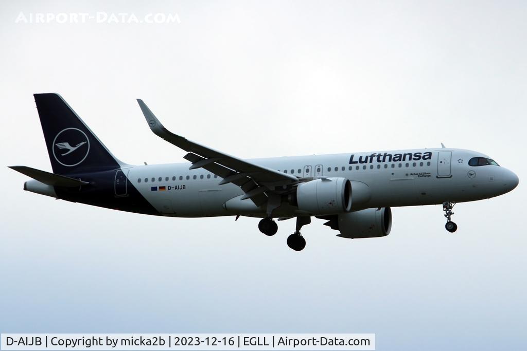 D-AIJB, 2020 Airbus A320-271N C/N 9493, Landing