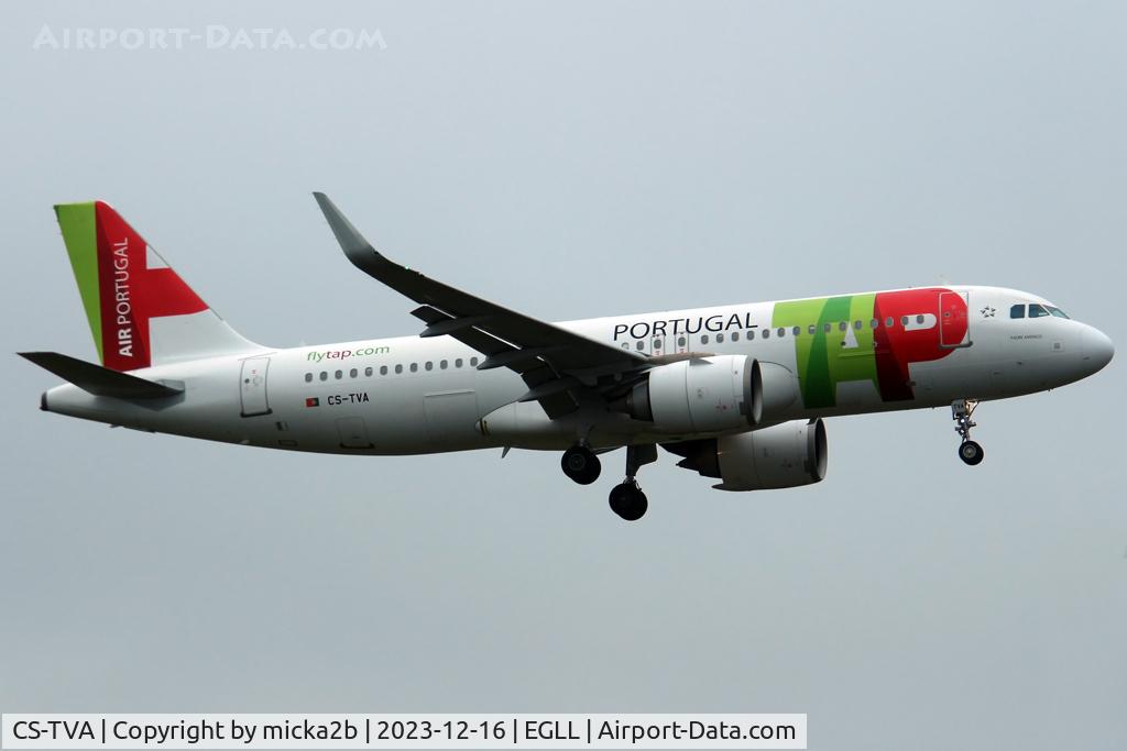 CS-TVA, 2018 Airbus A320-251N C/N 8043, Landing