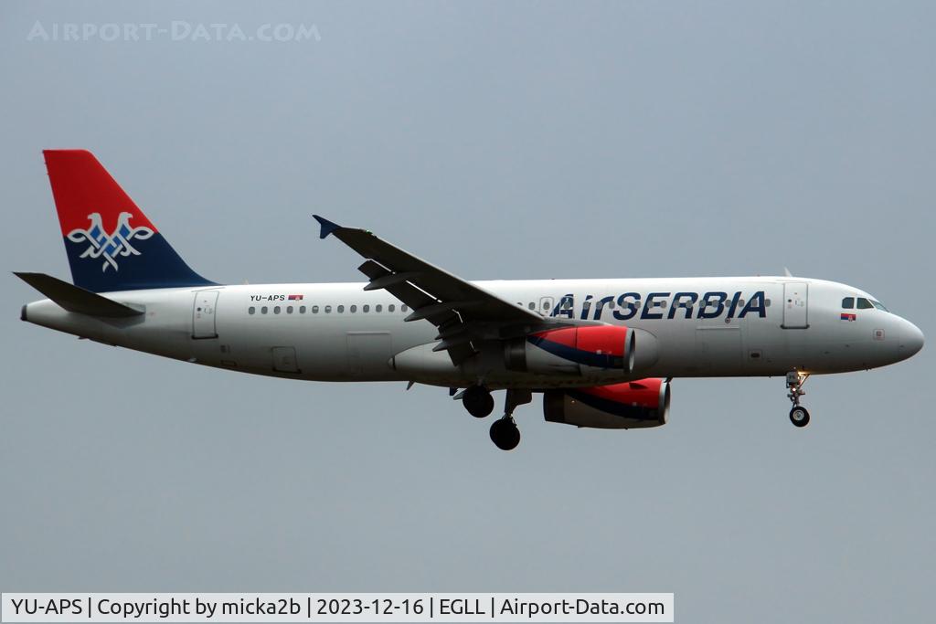 YU-APS, 2011 Airbus A320-232 C/N 4716, Landing