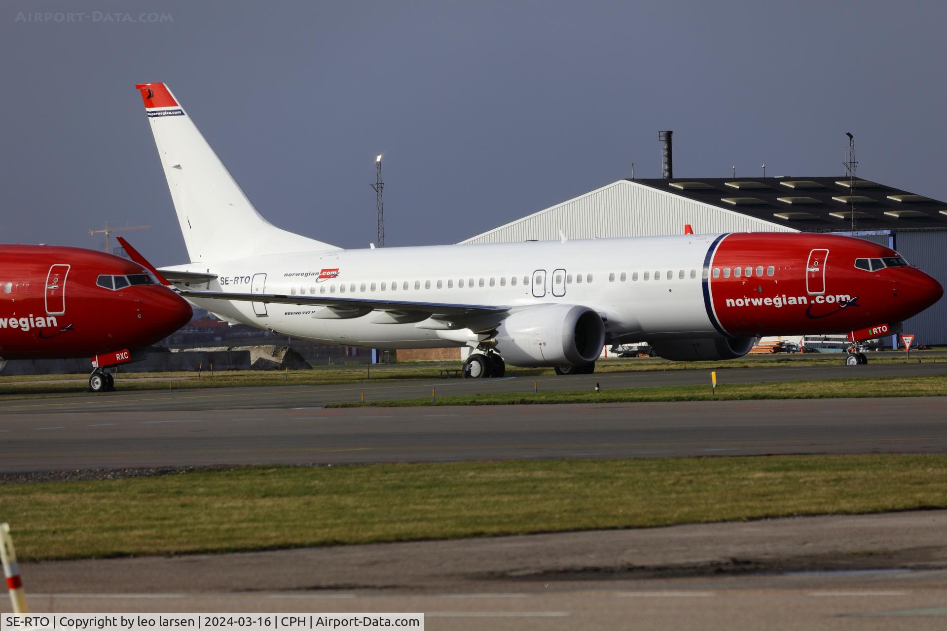 SE-RTO, 2024 Boeing 737-8 MAX C/N 62911, Copenhagen 16.3.2024