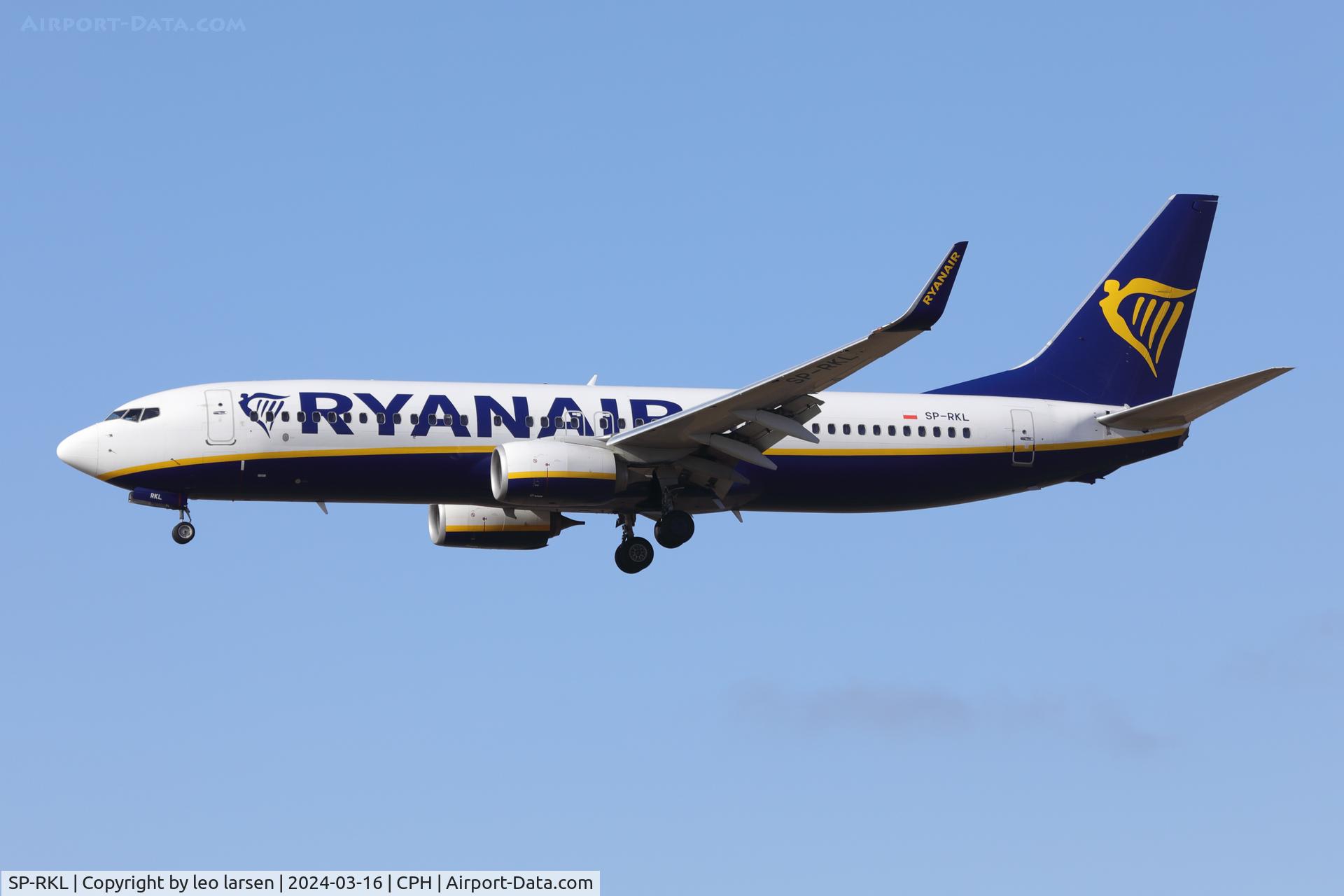 SP-RKL, 2017 Boeing 737-800 C/N 44786, Copenhagen 16.3.2024