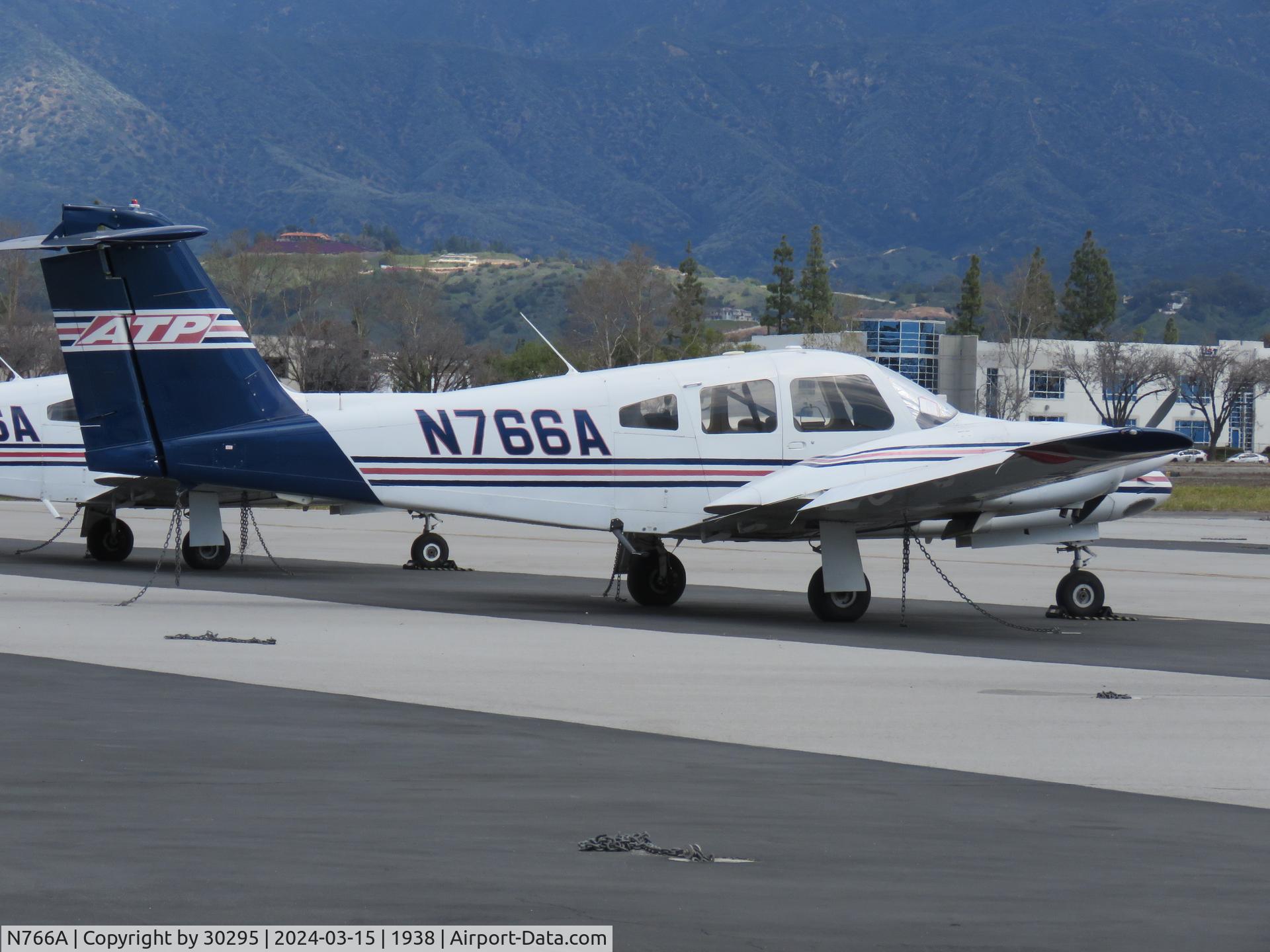 N766A, 2007 Piper PA-44-180 Seminole C/N 4496245, Parked