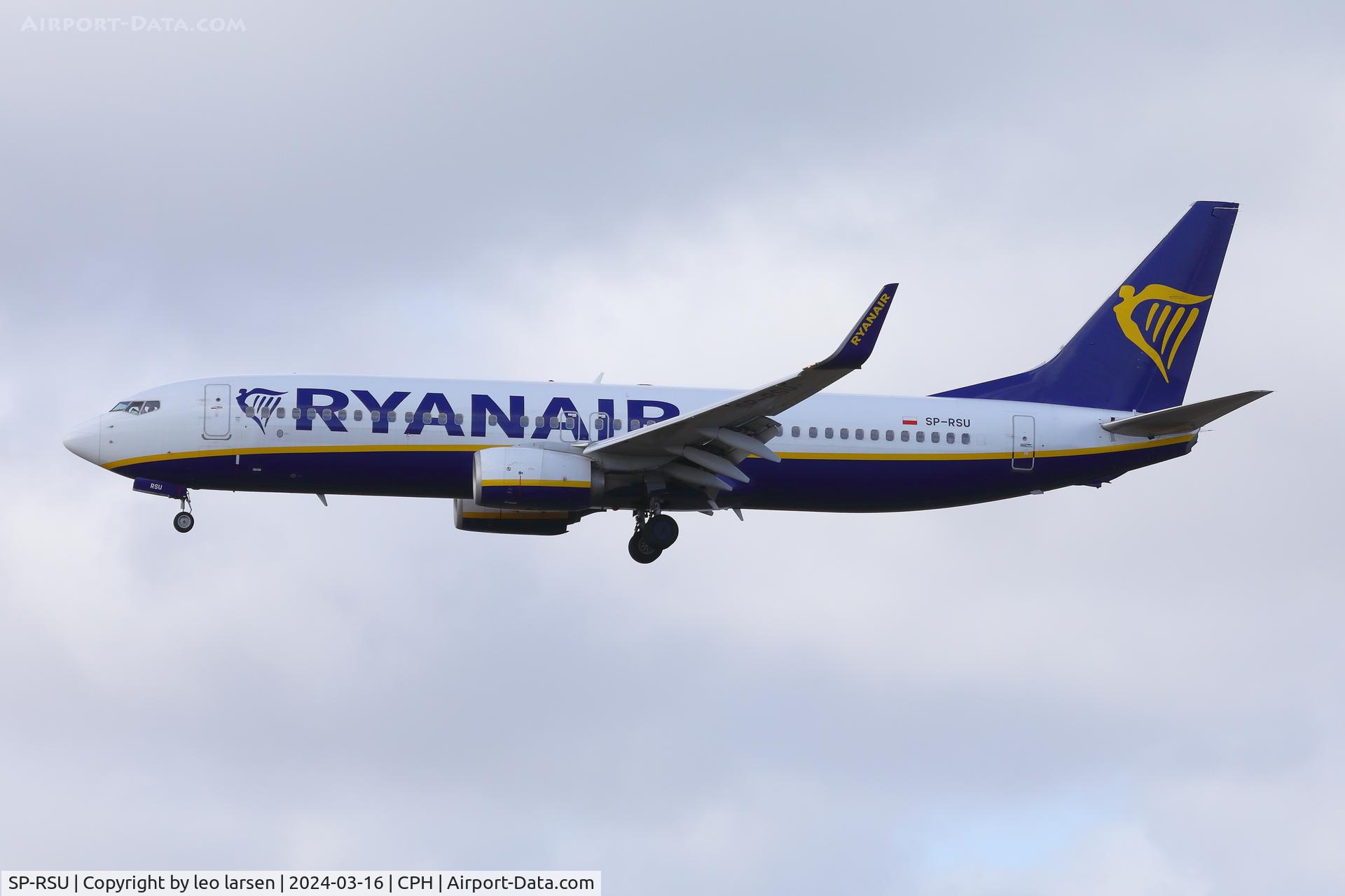 SP-RSU, 2017 Boeing 737-8AS C/N 44776, Copenhagen 16.3.2024