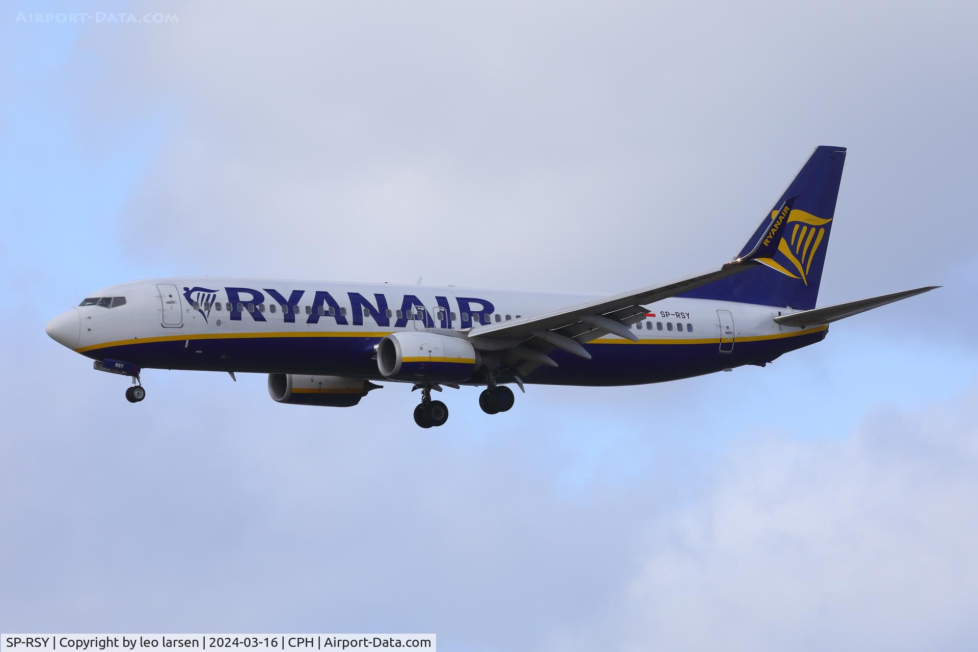 SP-RSY, 2017 Boeing 737-800 C/N 44780, Copenhagen 16.3.2024