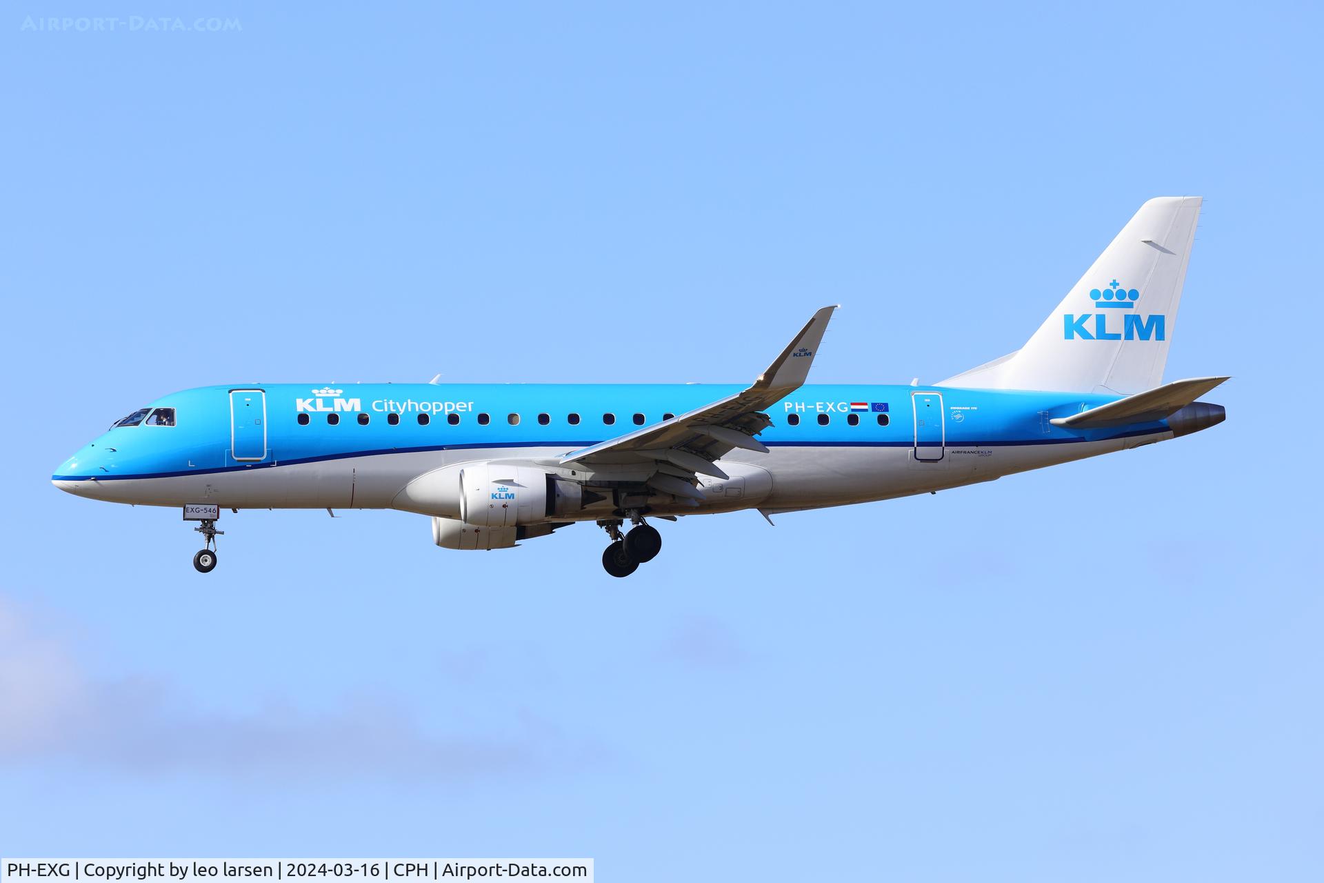 PH-EXG, 2016 Embraer 175STD (ERJ-170-200) C/N 17000546, Copenhagen 16.3.2024