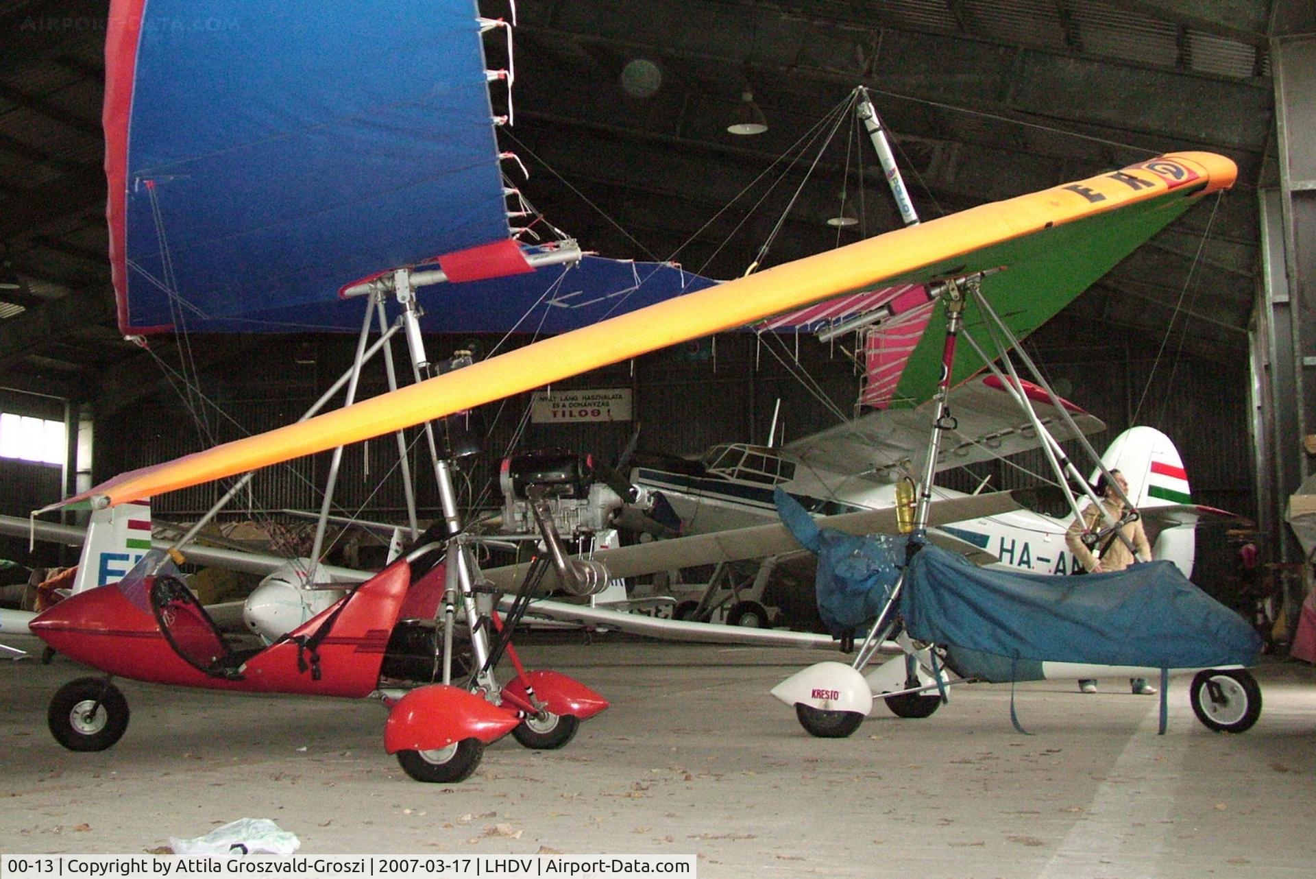 00-13, 1992 Halley Apollo C-14 Racer GT C/N 010192, LHDV - Dunaújváros-Kisapostag Airport, Hungary